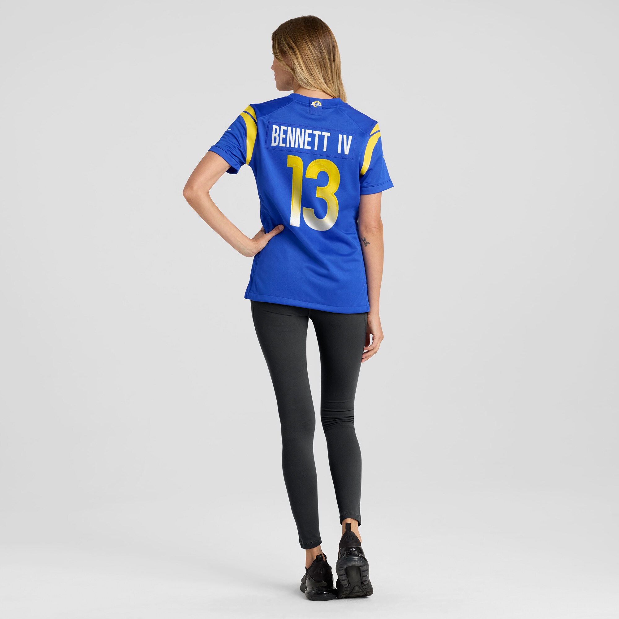Los Angeles Rams Stetson Bennett Royal Team Game NFL Jersey Women's