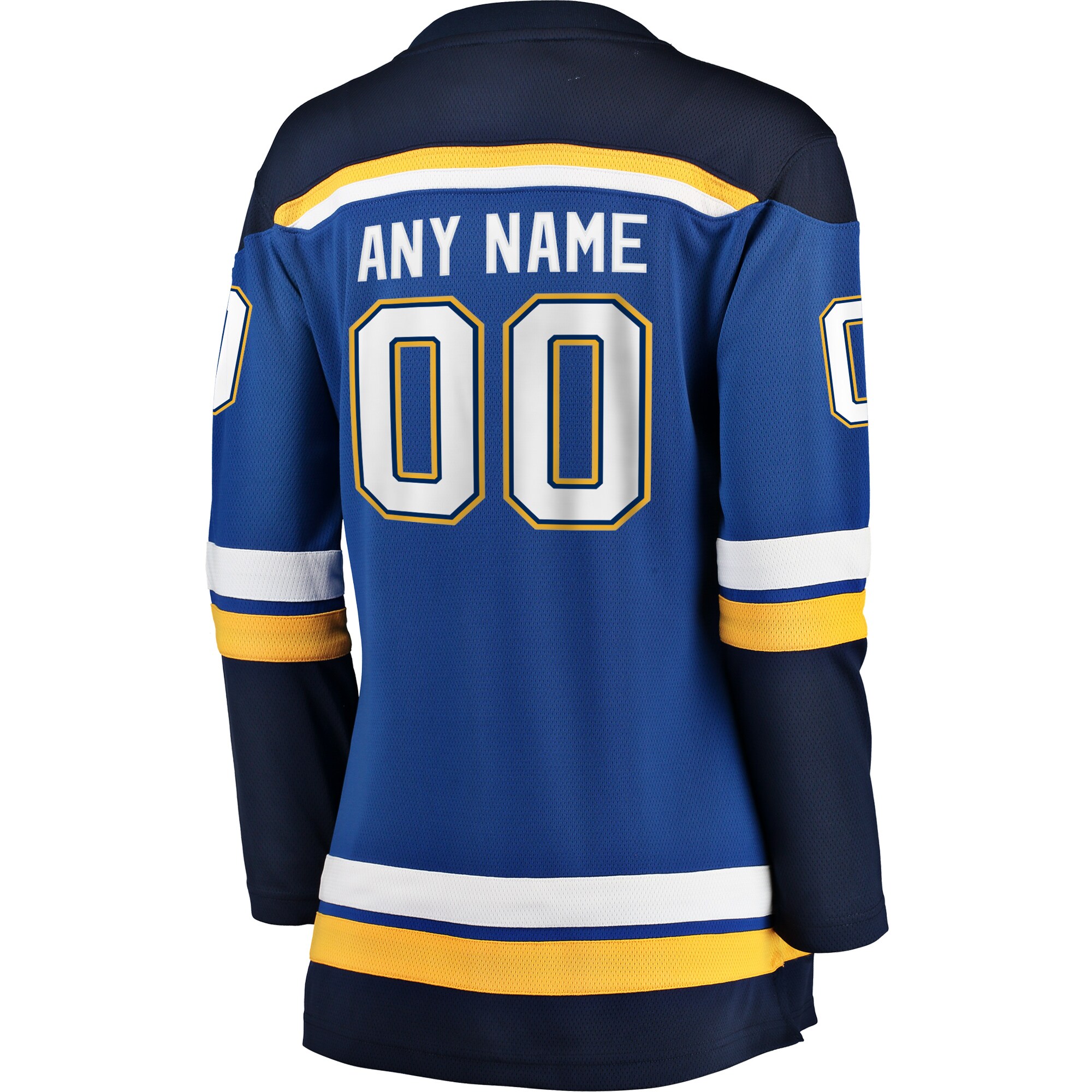 St. Louis Blues Blue Home Breakaway Custom NHL Jersey Women's