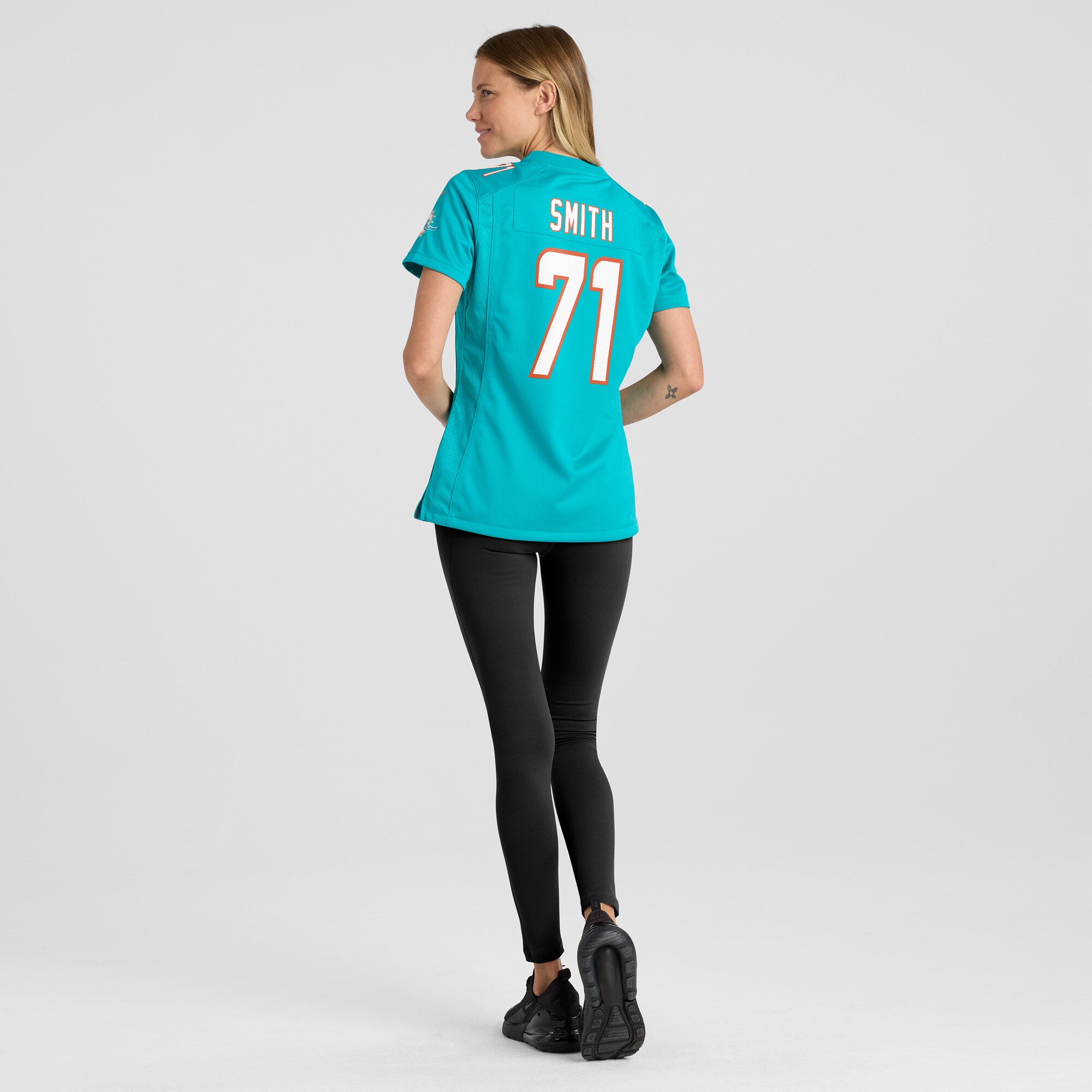 Miami Dolphins Kion Smith Aqua Game NFL Jersey Women's