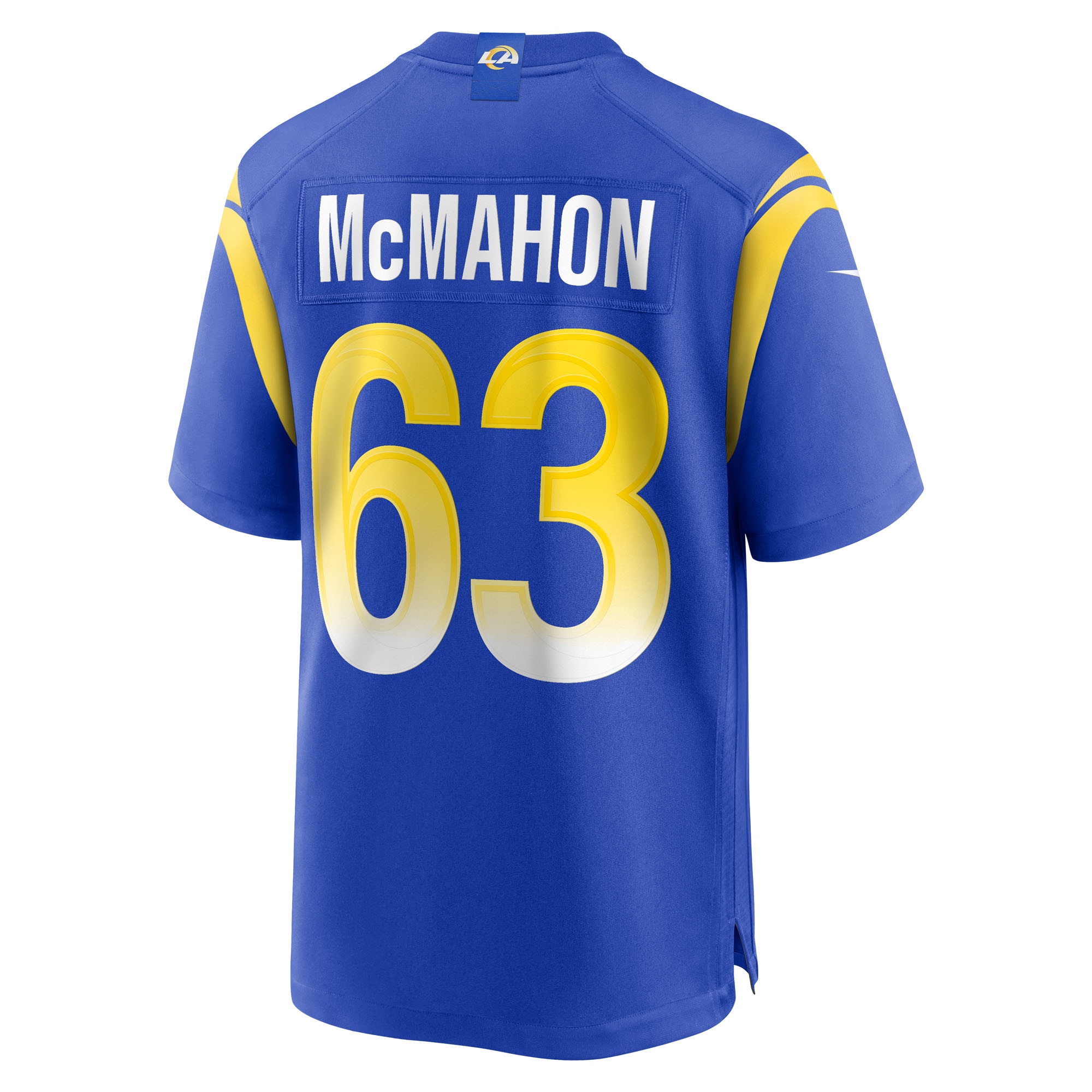 Los Angeles Rams Dylan McMahon Royal Team Game NFL Jersey Men's