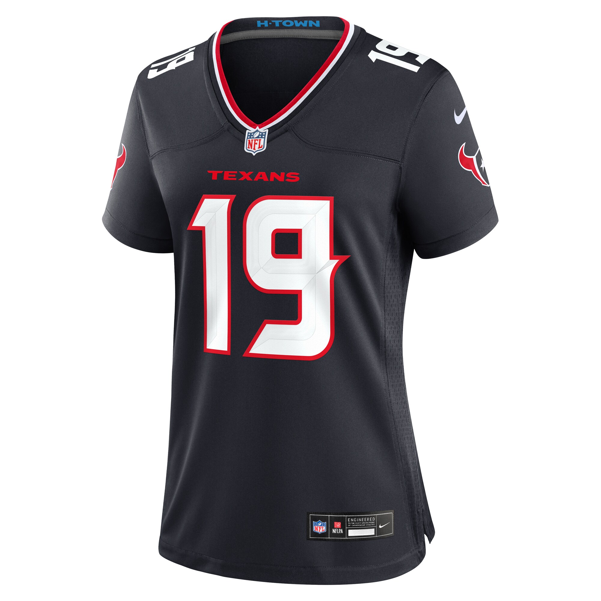 Houston Texans Xavier Hutchinson Navy Team Game NFL Jersey Women's