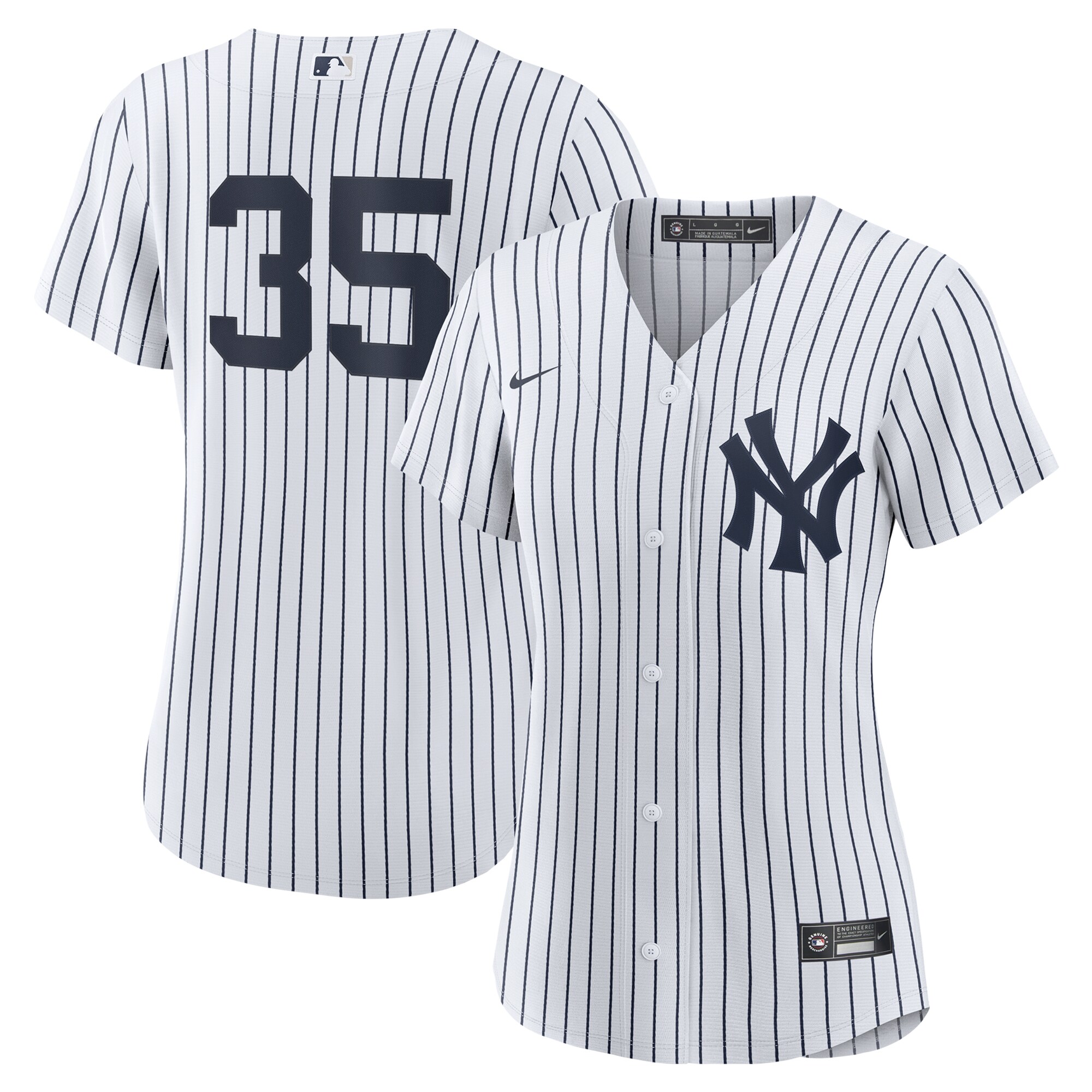 New York Yankees Cody Bellinger White Home Player MLB Jersey Women's