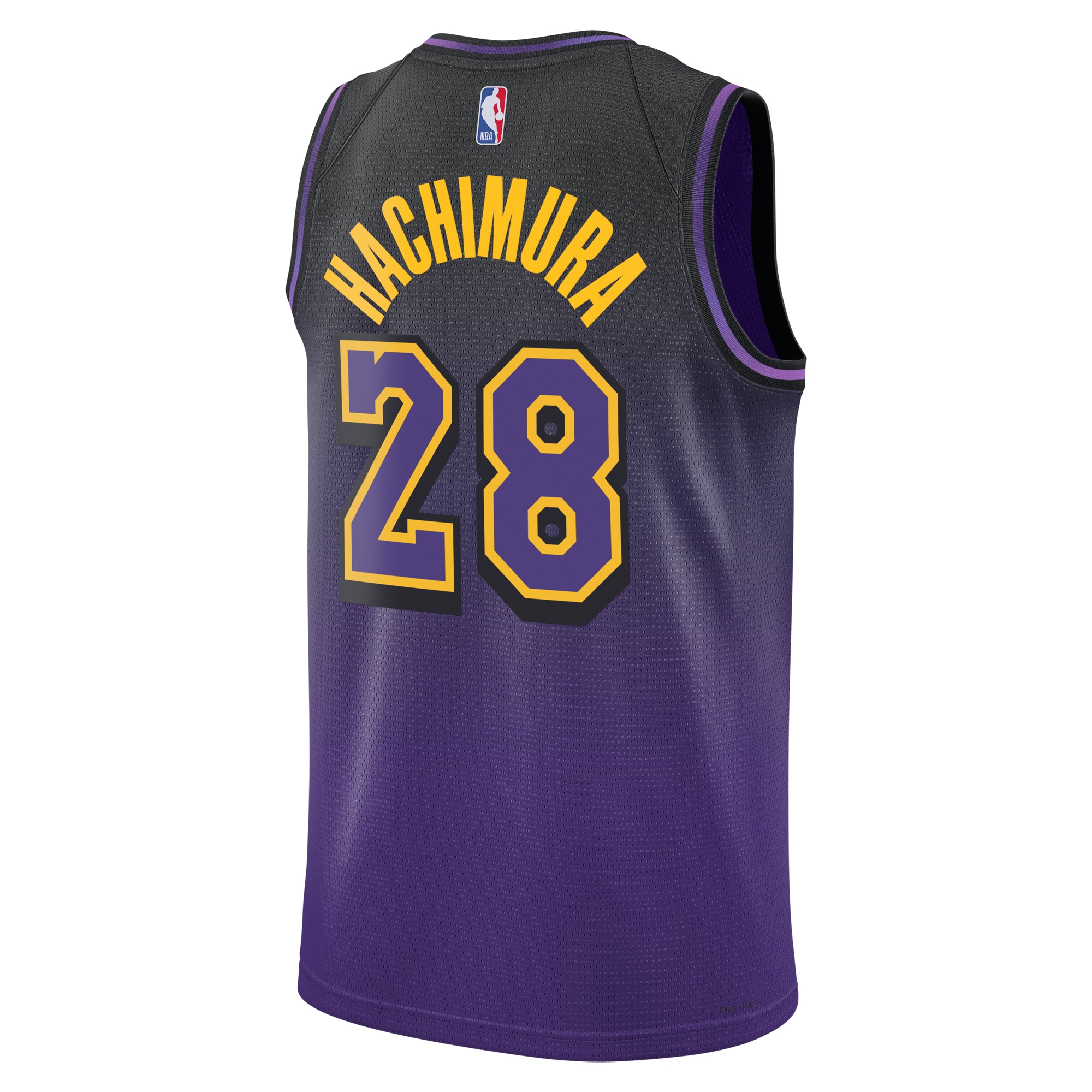 Los Angeles Lakers City Edition Swingman 2024 Purple Rui Hachimur Unisex NBA Jersey Unisex