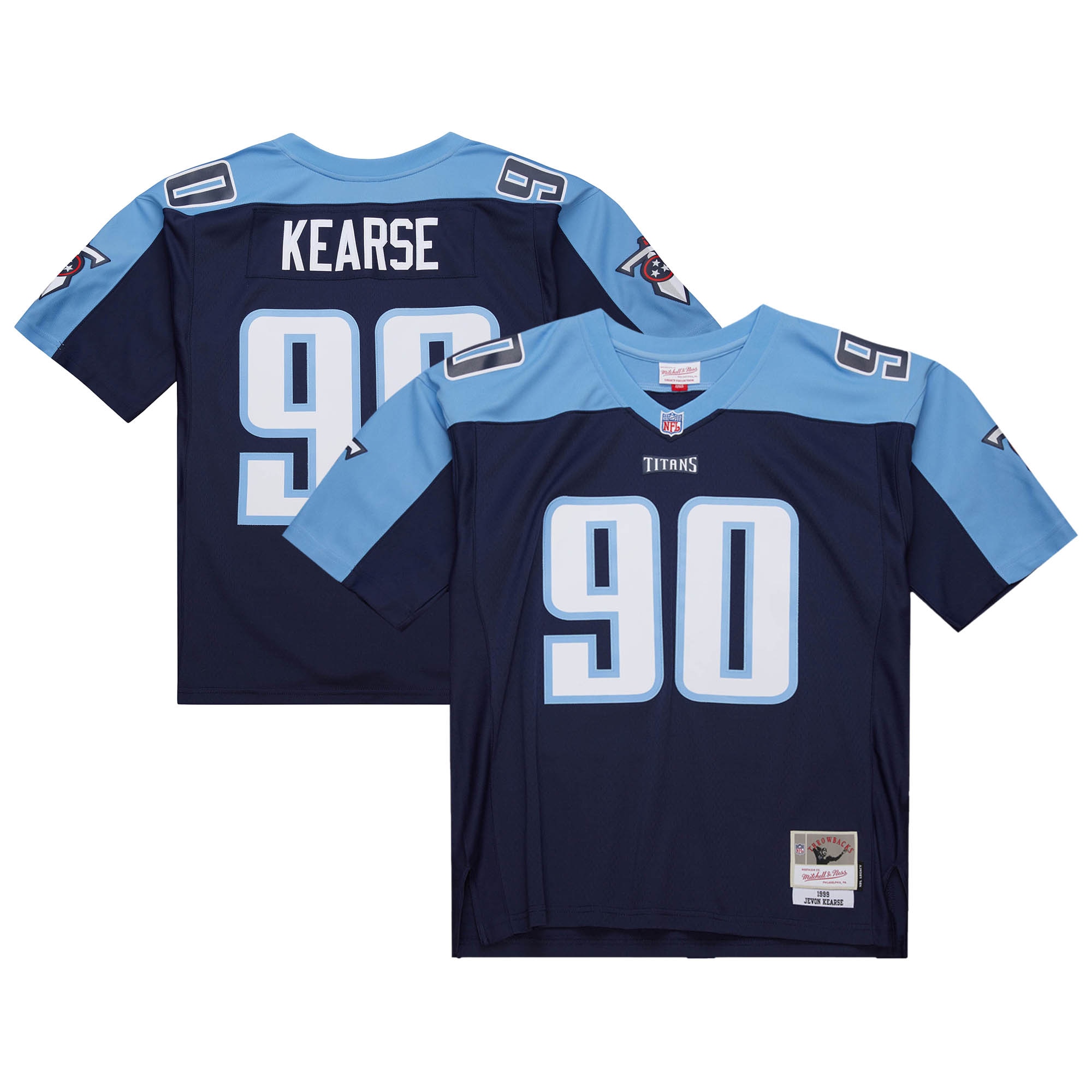 Tennessee Titans Jevon Kearse Mitchell Ness Navy 1999 Legacy NFL Jersey Men's