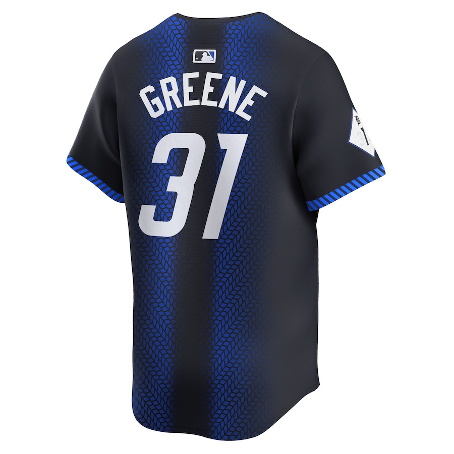 Riley Greene 31 Detroit Tigers 2024 City Connect Limited Navy MLB Jersey Men's