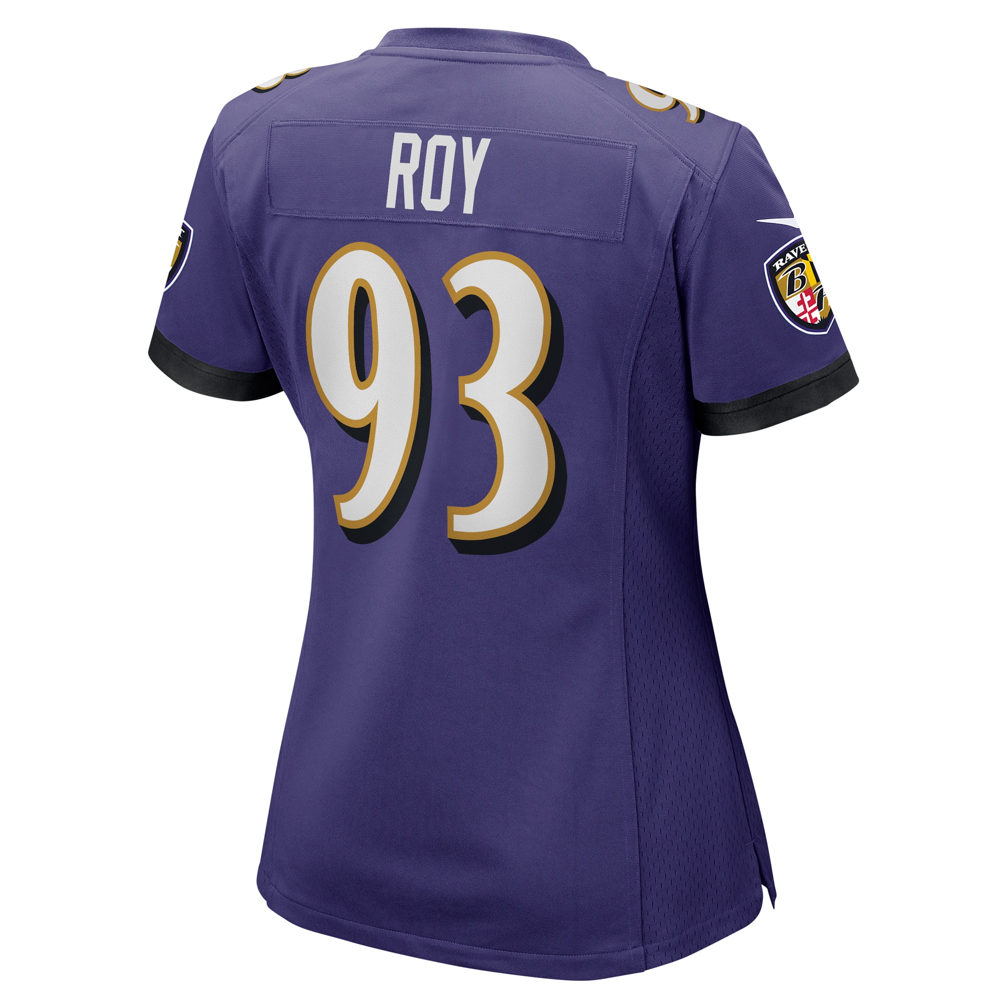 Baltimore Ravens Bravvion Roy Purple Game NFL Jersey Women's