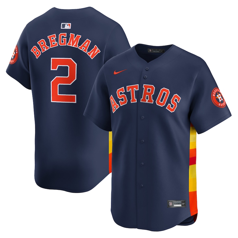 Alex Bregman Houston Astros Alternate Limited Player Jersey Navy