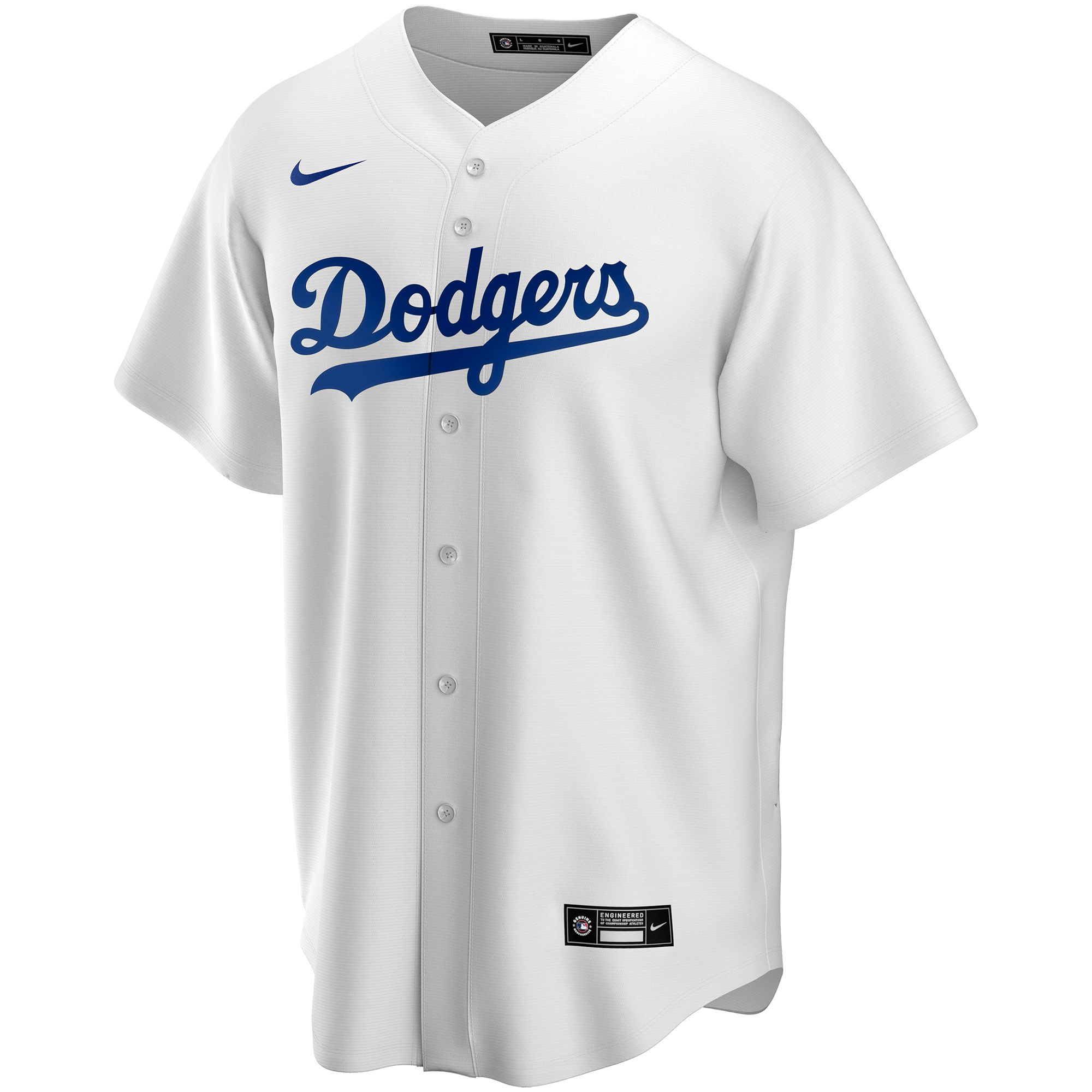 Los Angeles Dodgers White Home Custom MLB Jersey Youth