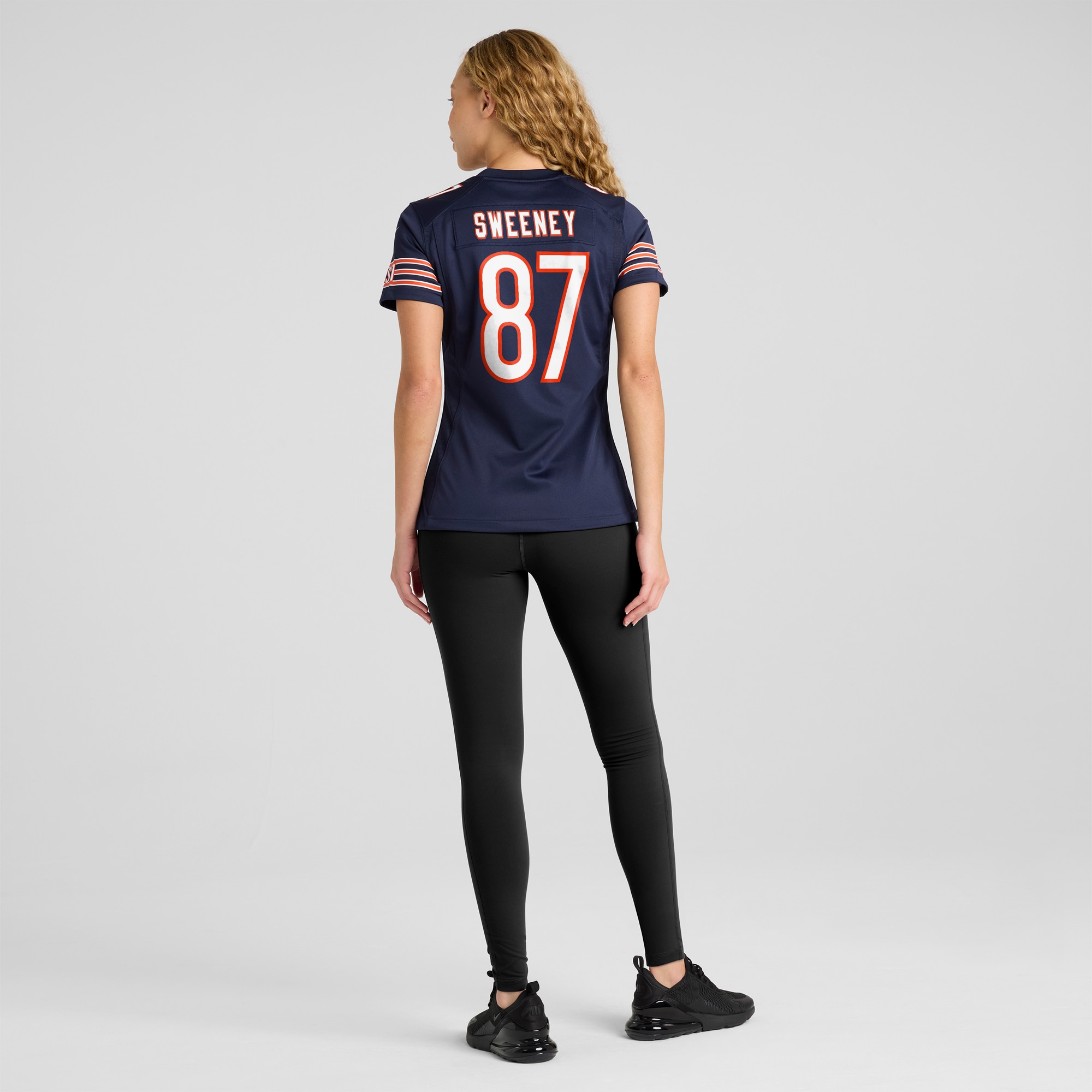 Chicago Bears Tommy Sweeney Navy Game NFL Jersey Women's