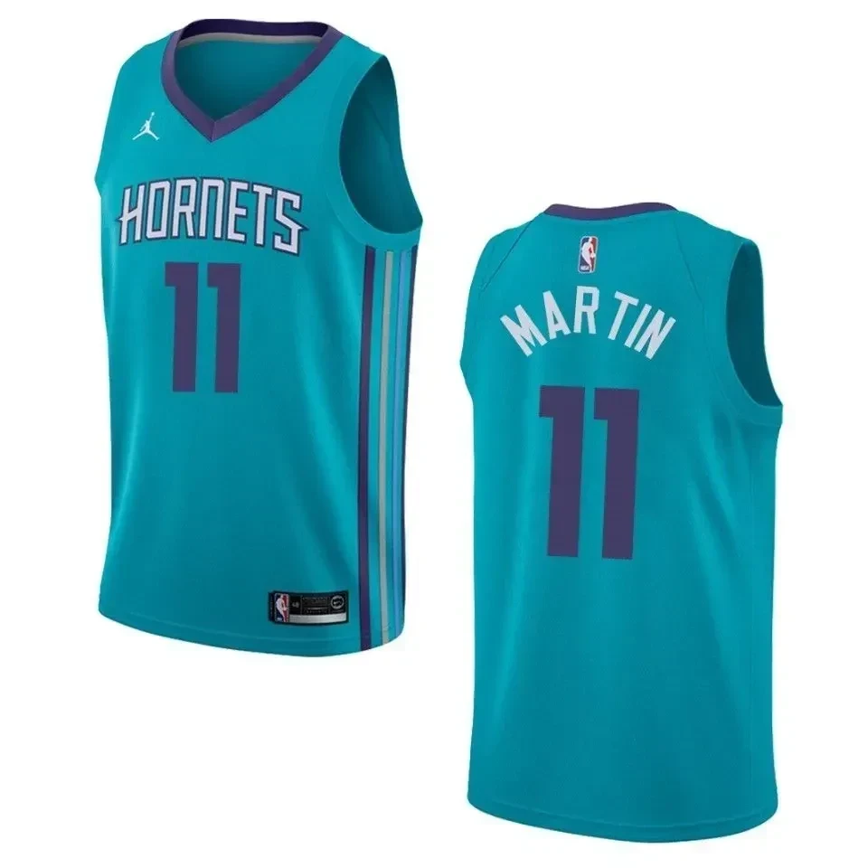 Charlotte Hornets 11 Cody Martin Icon Swingman Teal NBA Jersey Men's