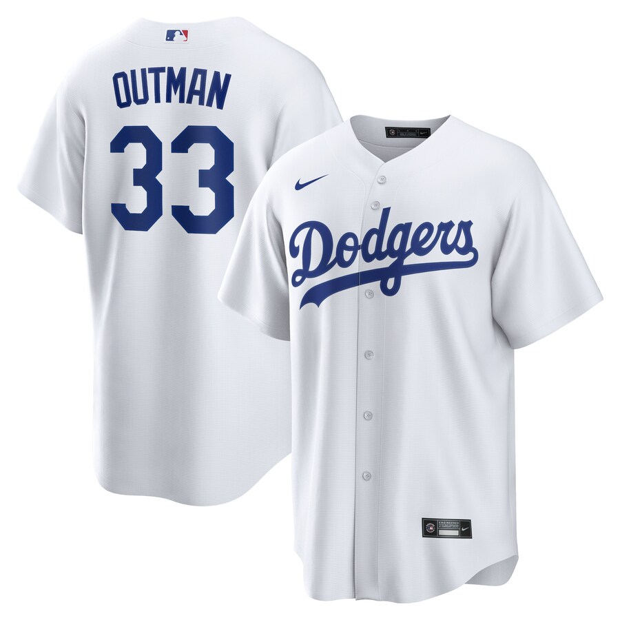 James Outman Los Angeles Dodgers Player Jersey White