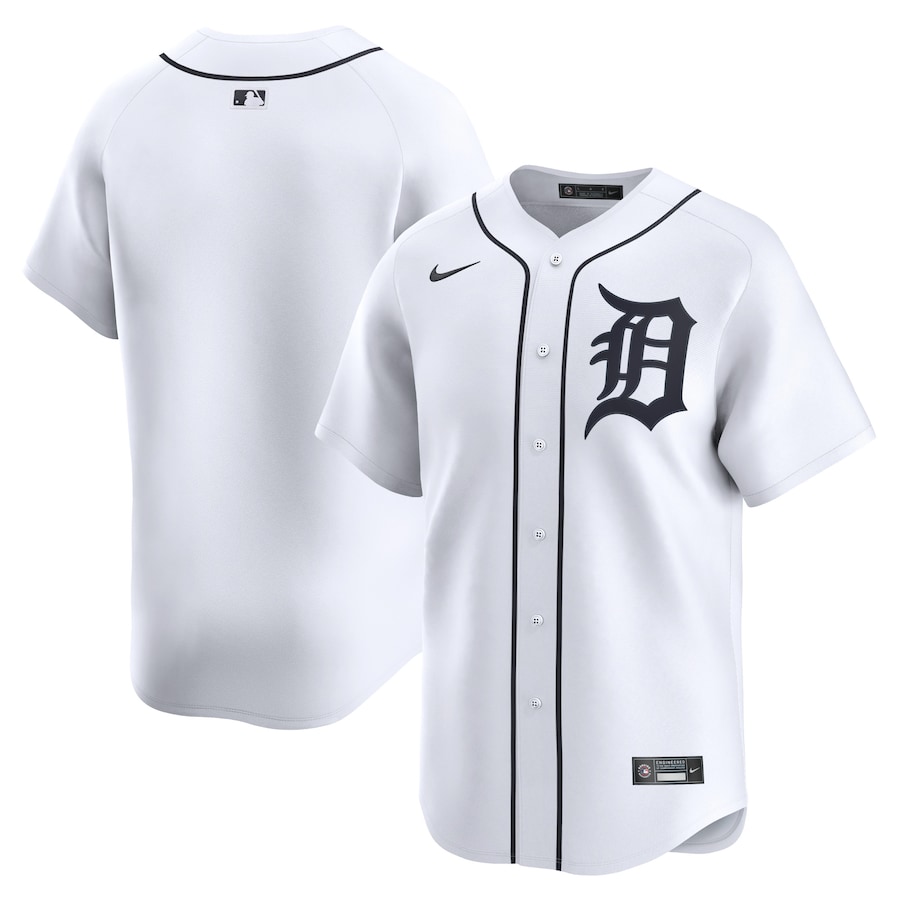 Detroit Tigers Youth Home Limited Jersey White