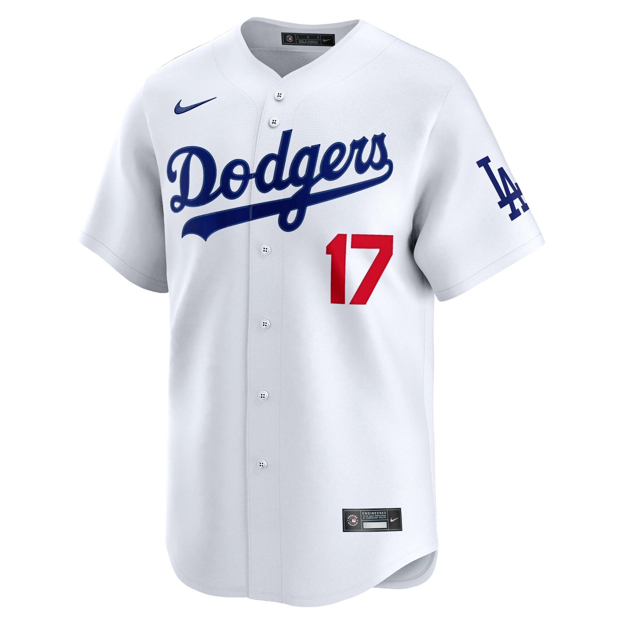 Los Angeles Dodgers Shohei Ohtani White Home Limited Player MLB Jersey Men's
