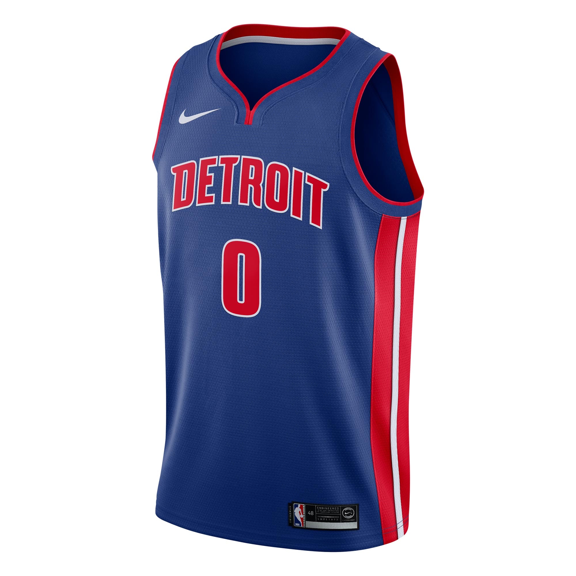 Detroit Pistons Icon Swingman Andre Drummond NBA Jersey Men's