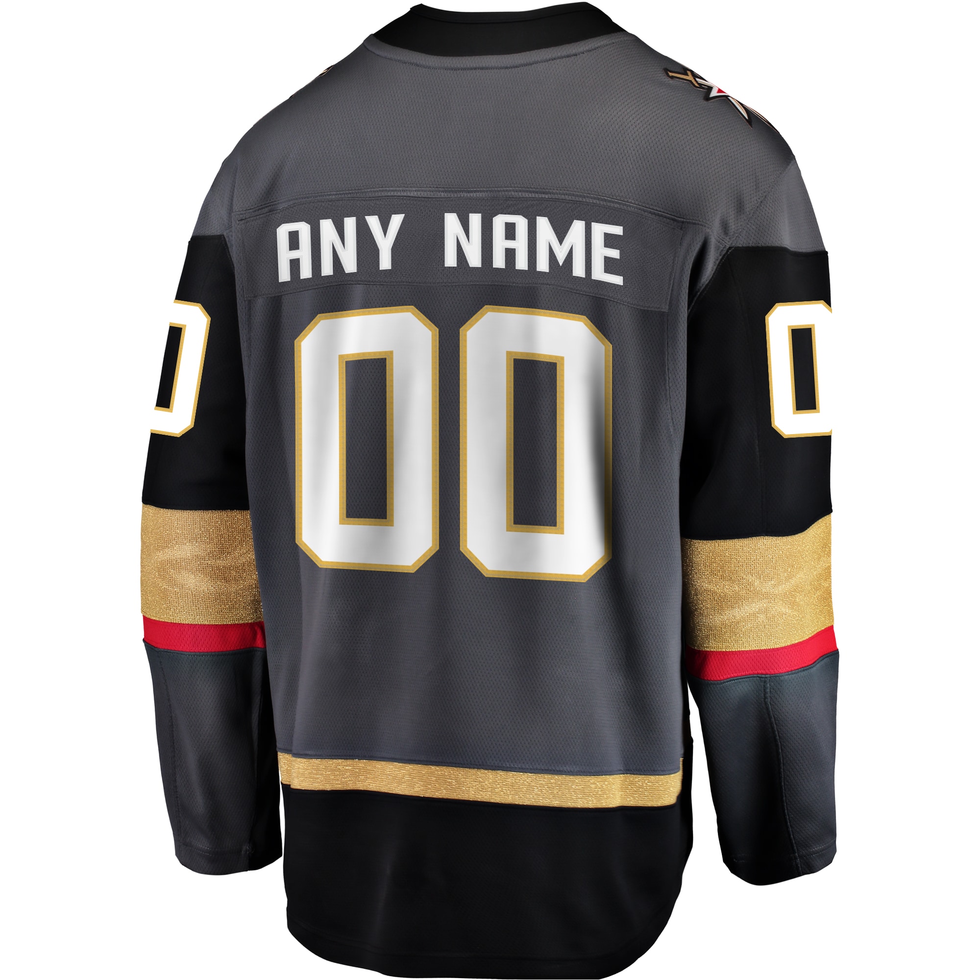 Vegas Golden Knights Gray Alternate Breakaway Custom NHL Jersey Men's