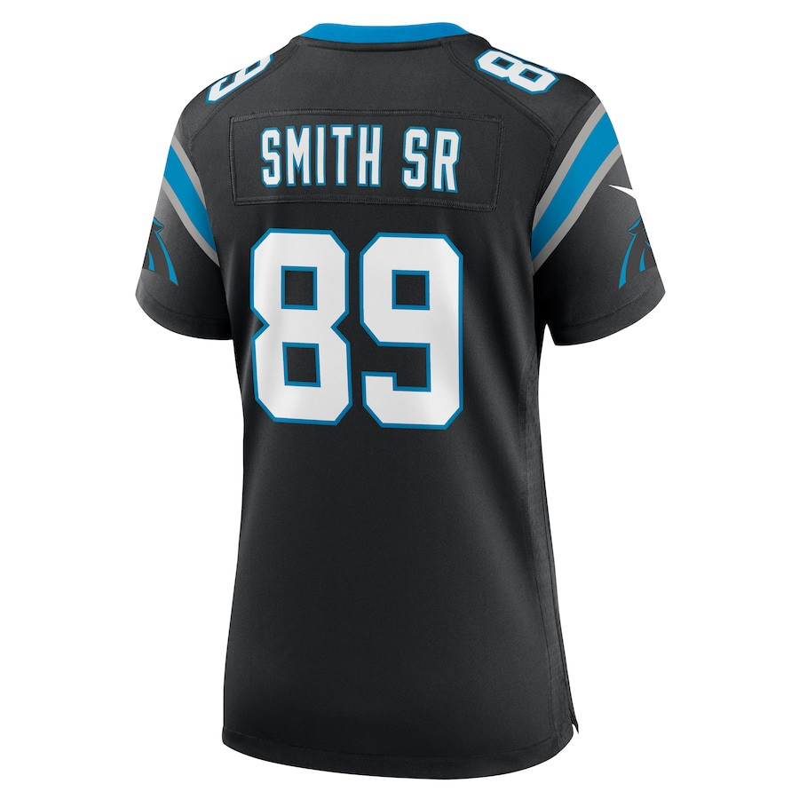 Steve Smith Sr. 89 Carolina Panthers Team Game Black NFL Jersey Women's