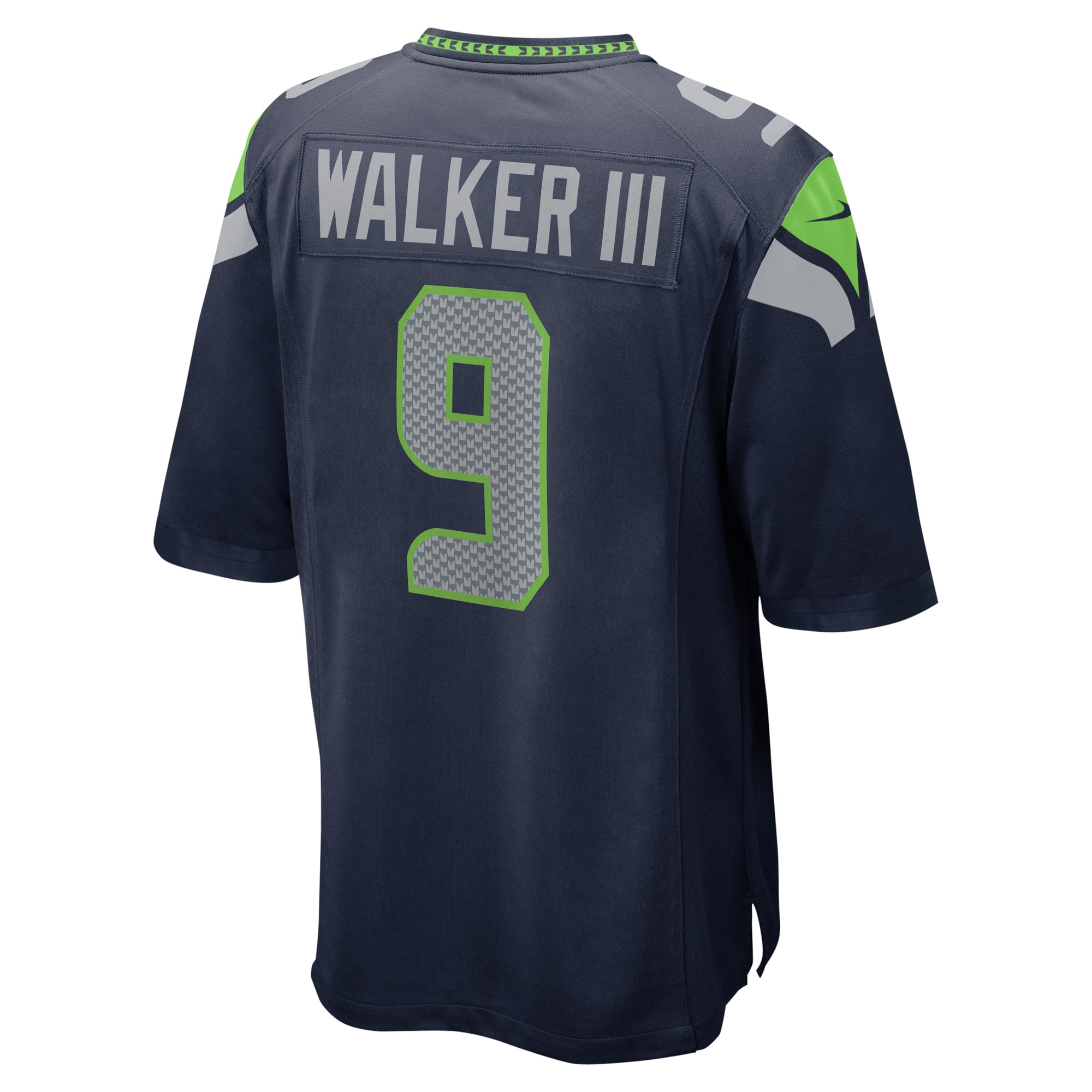 Seattle Seahawks Kenneth Walker III Navy Player Game NFL Jersey Men's