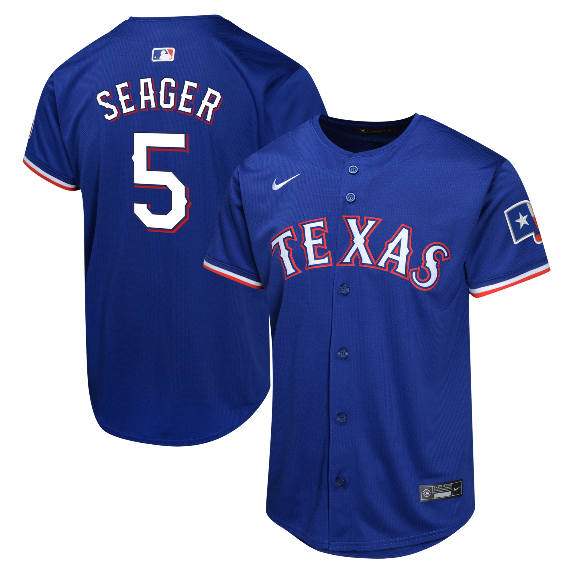 Texas Rangers Corey Seager Royal Alternate Limited Player MLB Jersey Youth