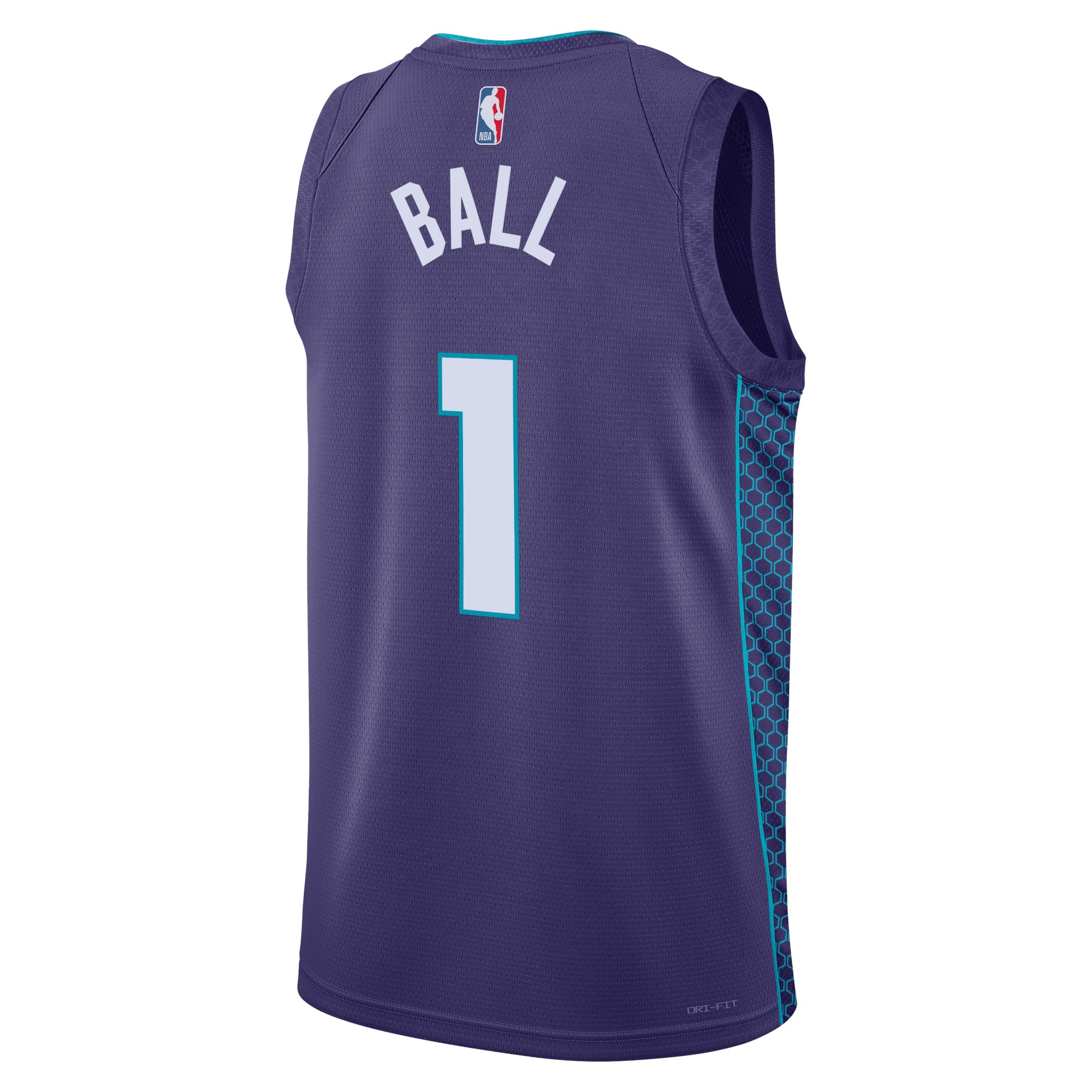 Charlotte Hornets Jordan Brand Statement Edition Swingman Purple LaMelo Bal Unisex NBA Jersey Unisex