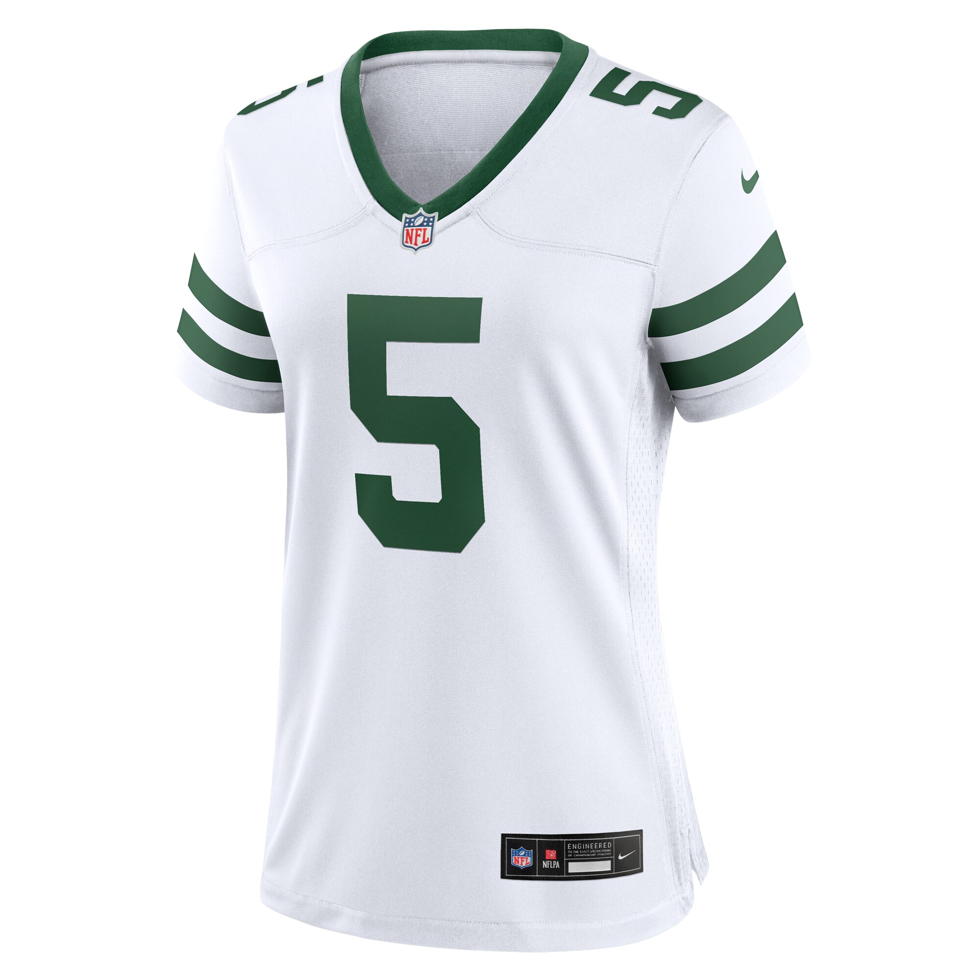 New York Jets Garrett Wilson White Alternate Game NFL Jersey Women's