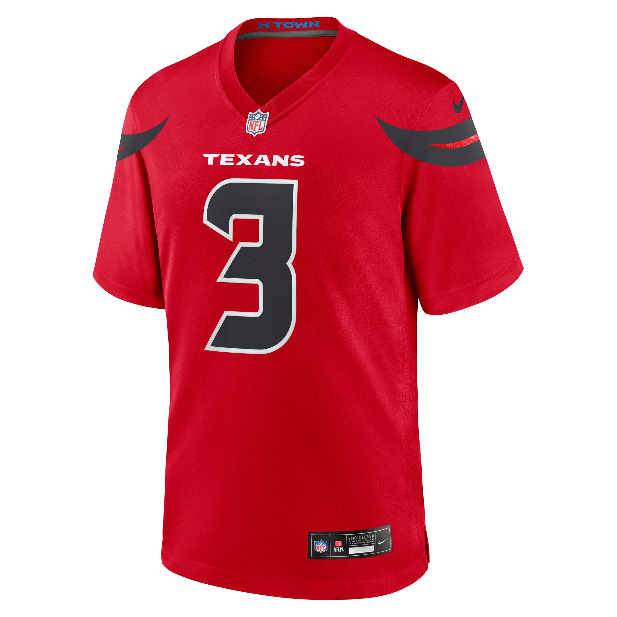 Houston Texans Tank Dell Red Alternate Game NFL Jersey Men's