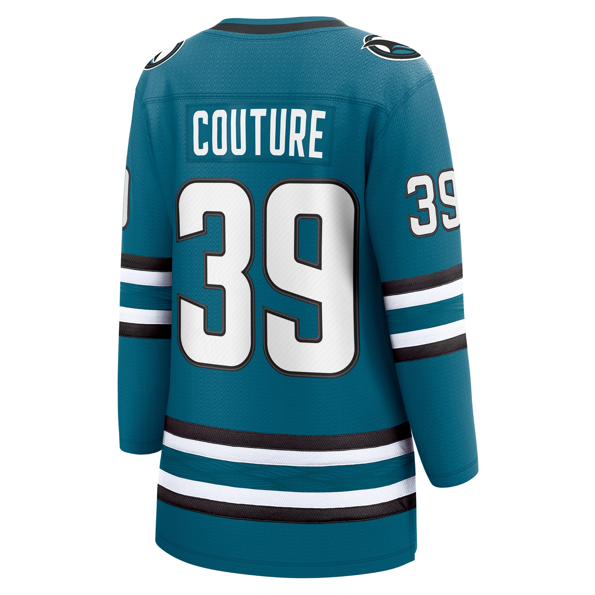 San Jose Sharks Logan Couture Teal Home Breakaway Player NHL Jersey Women's