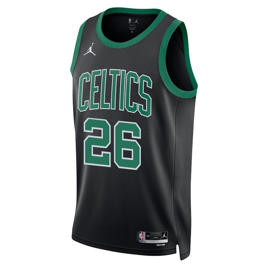 Xavier Tillman 26 Boston Celtics 2024 FINALS PATCH Swingman Statement Edition Black NBA Jersey Men's
