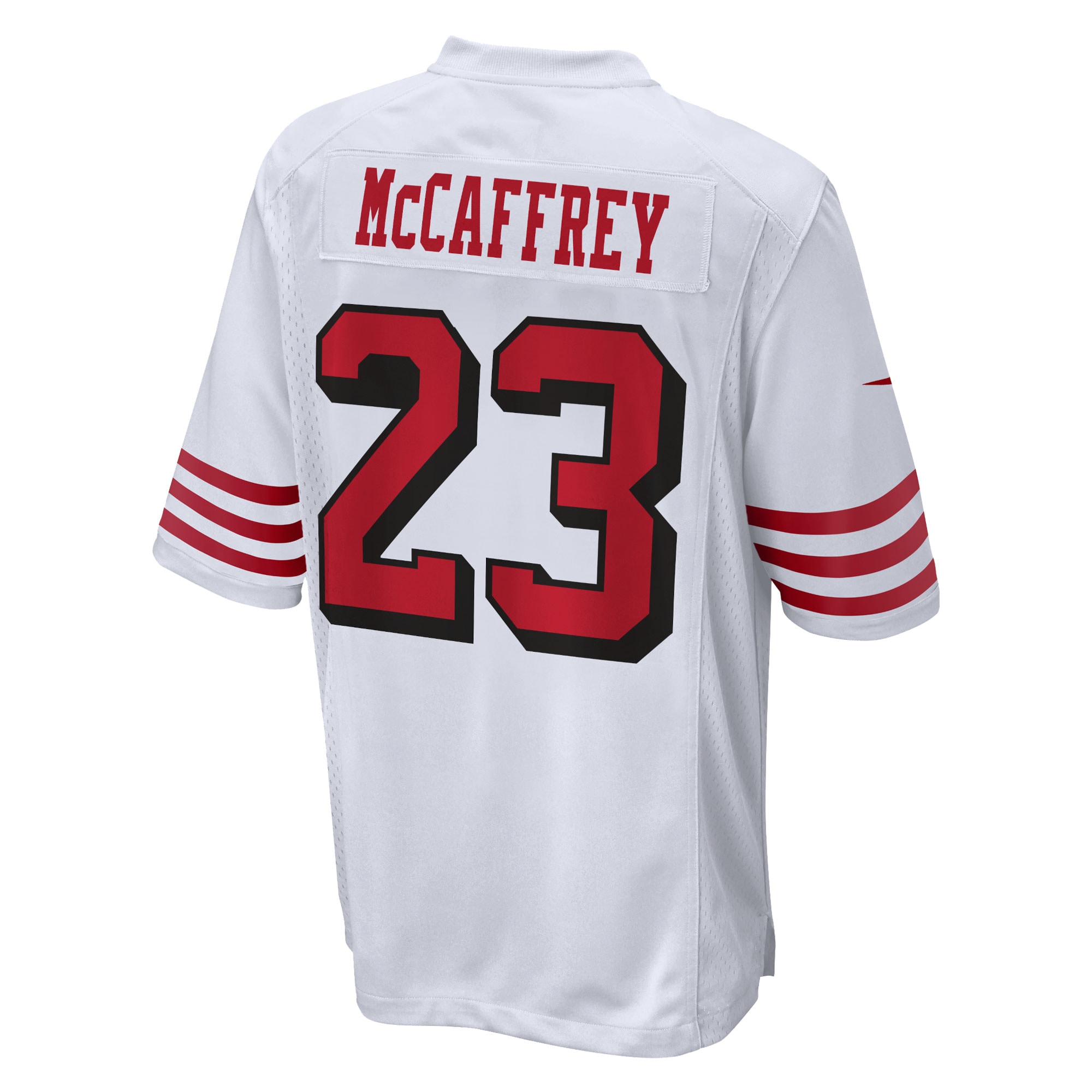 San Francisco 49ers Christian McCaffrey White Game NFL Jersey Men's