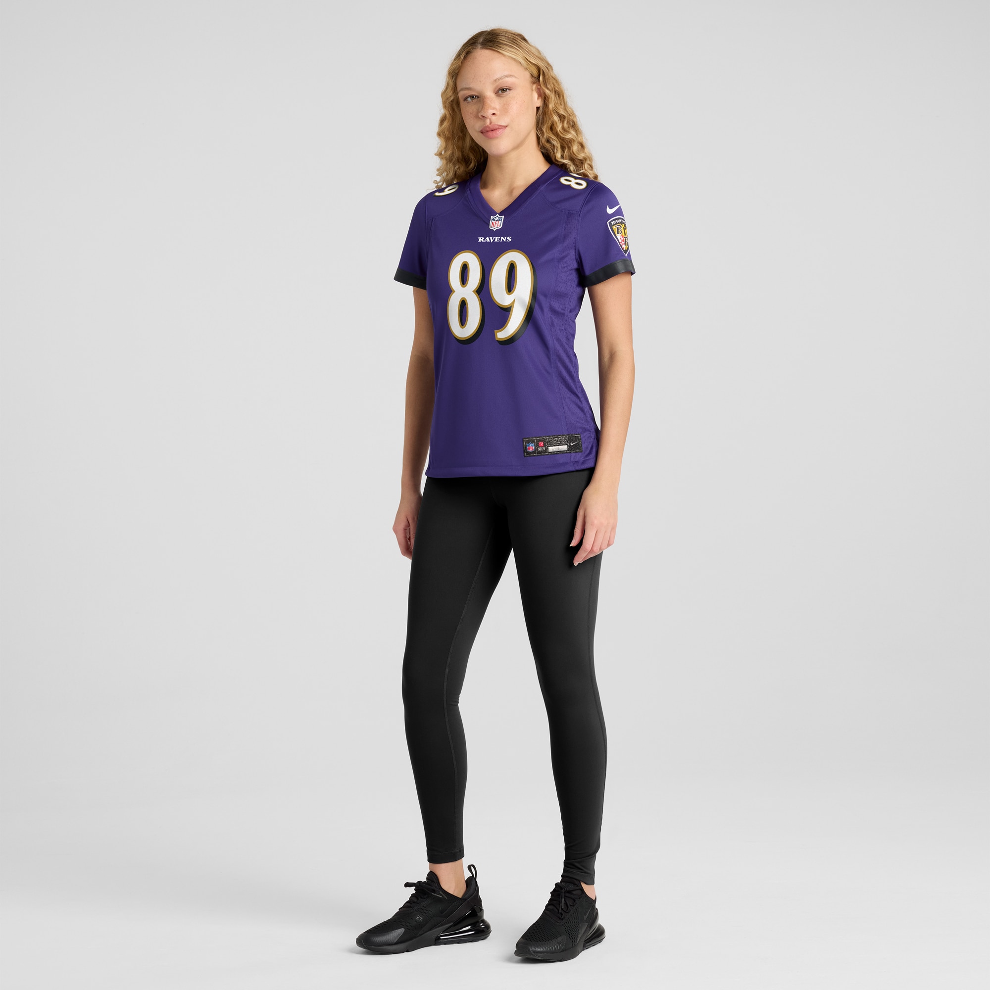 Baltimore Ravens Steve Smith Sr. Purple Retired Player Game NFL Jersey Women's