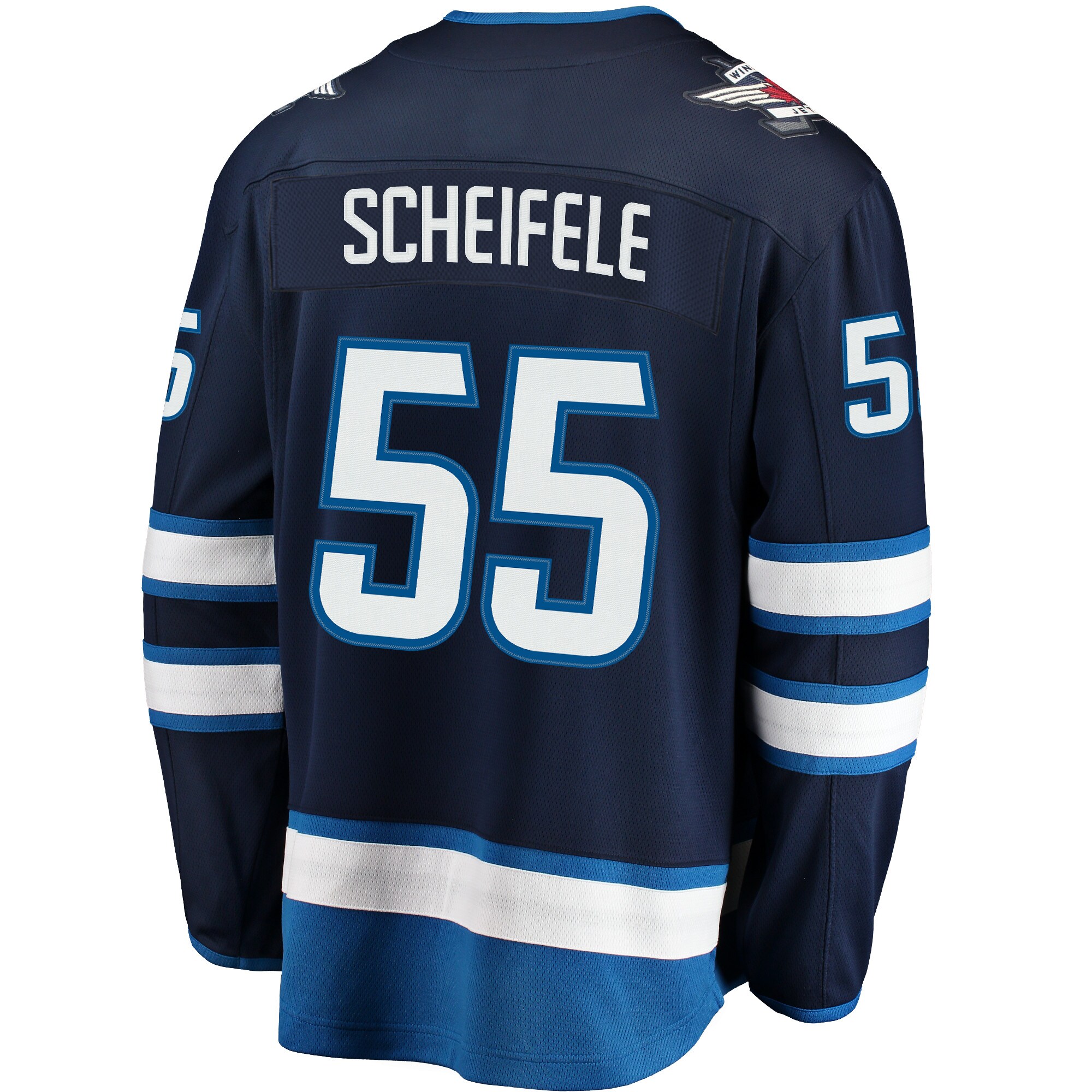 Winnipeg Jets Mark Scheifele Navy Breakaway NHL Jersey Men's
