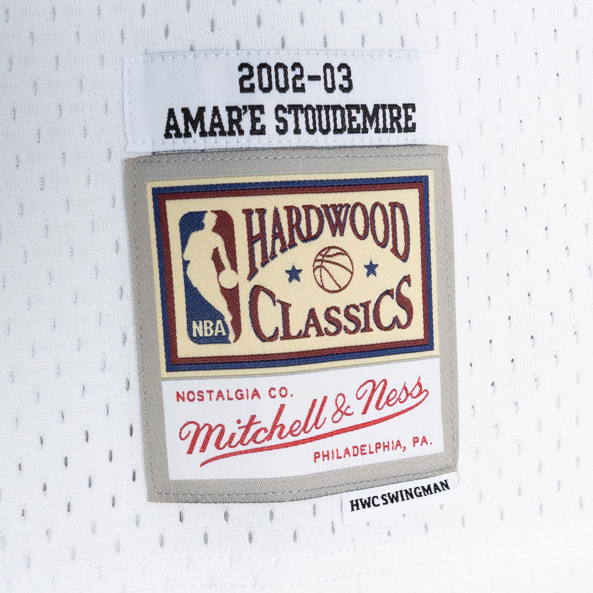 Mitchell Ness Amar'e Stoudemir White Phoenix Suns 2002/03 Hardwood Classics Swingman NBA Jersey Men's