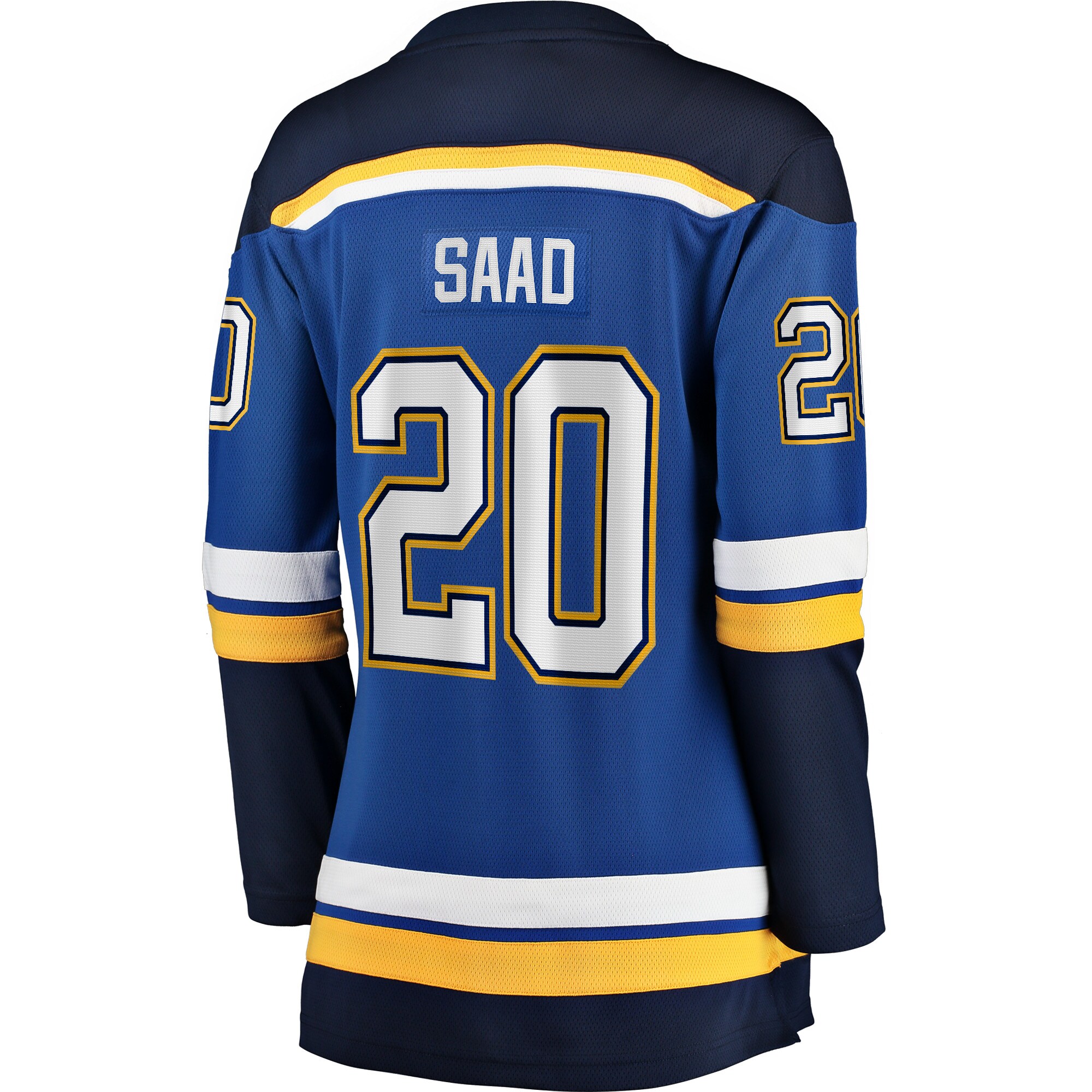 St. Louis Blues Brandon Saad Blue Home Breakaway Player NHL Jersey Women's