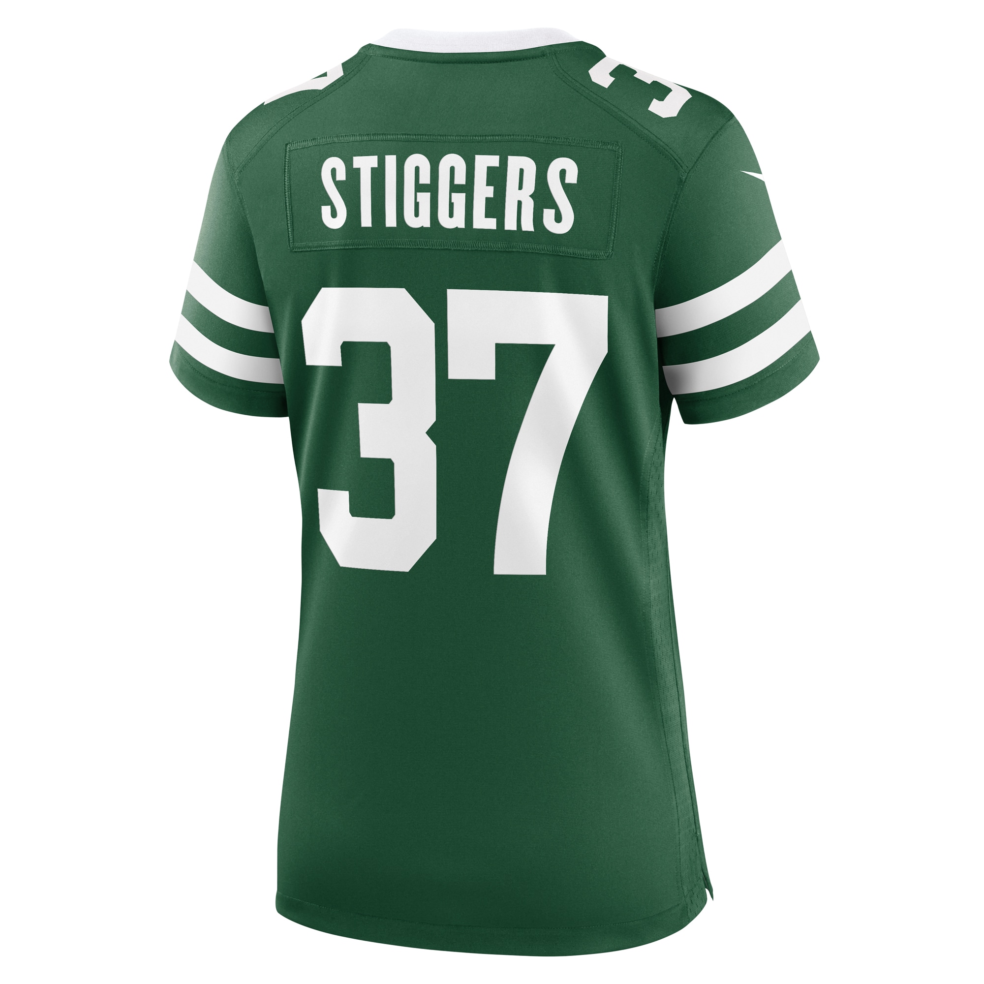 New York Jets Qwan'tez Stiggers Legacy Green Team Game NFL Jersey Women's
