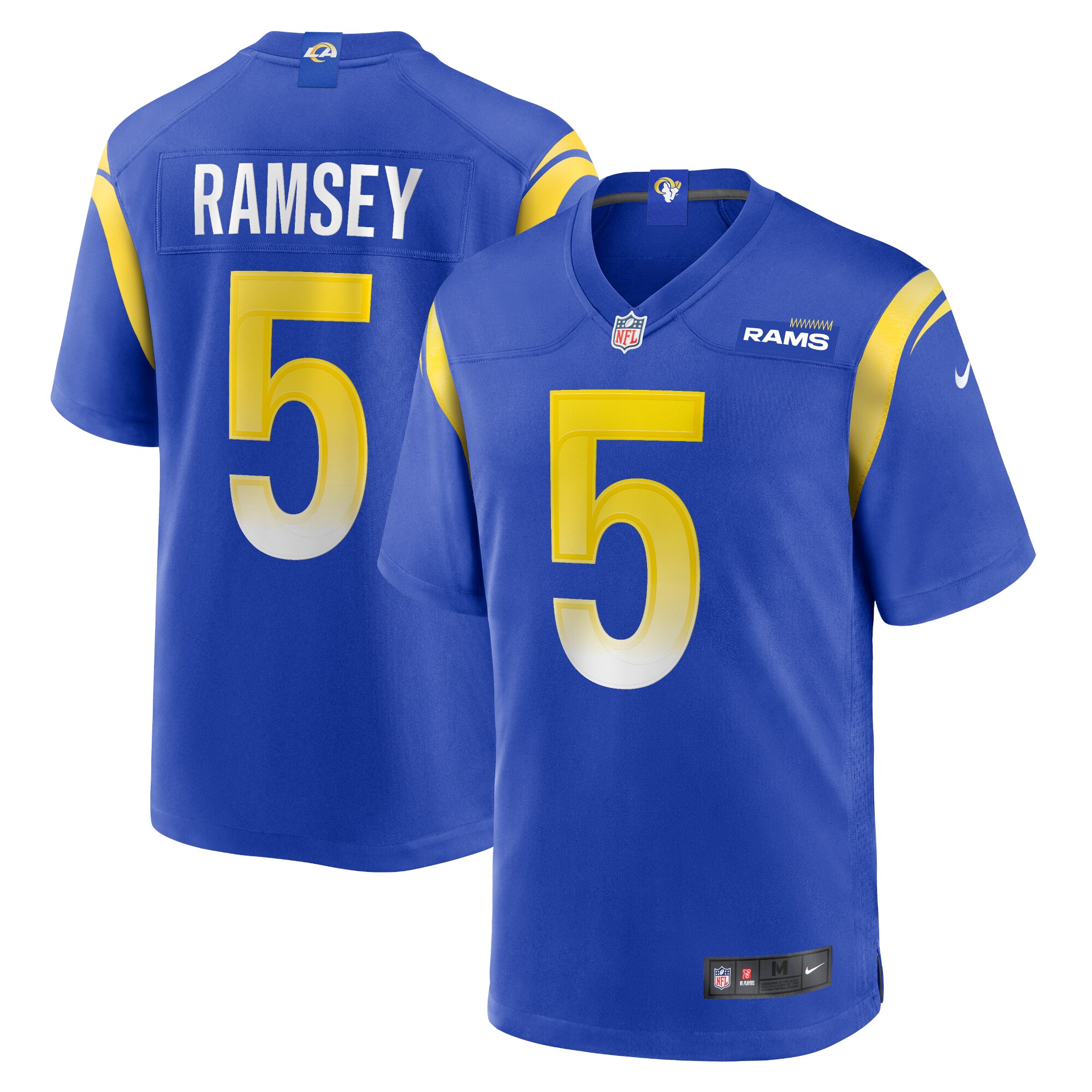 Los Angeles Rams Jalen Ramsey Royal Player Game NFL Jersey Men's