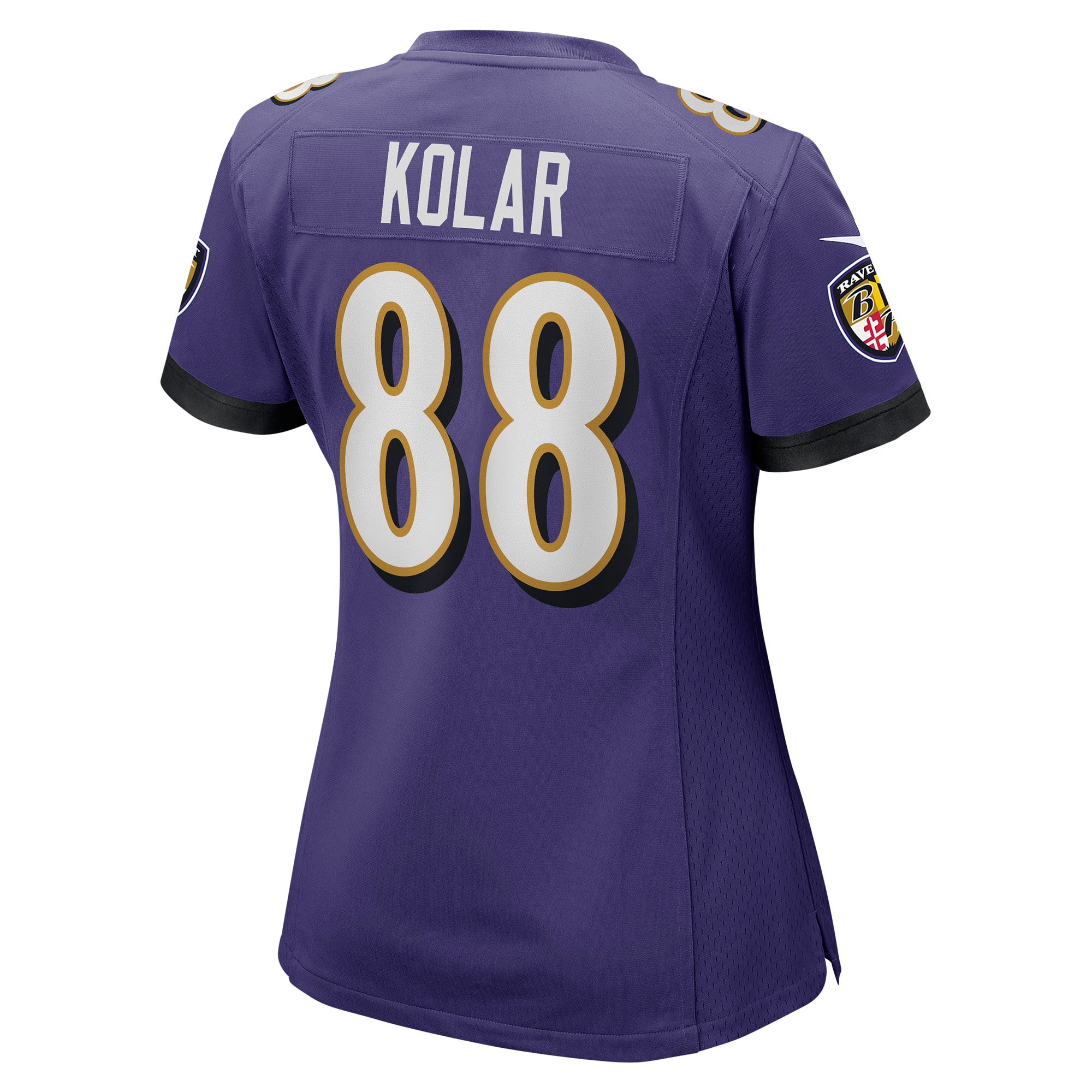 Baltimore Ravens Charlie Kolar Purple Player Game NFL Jersey Women's