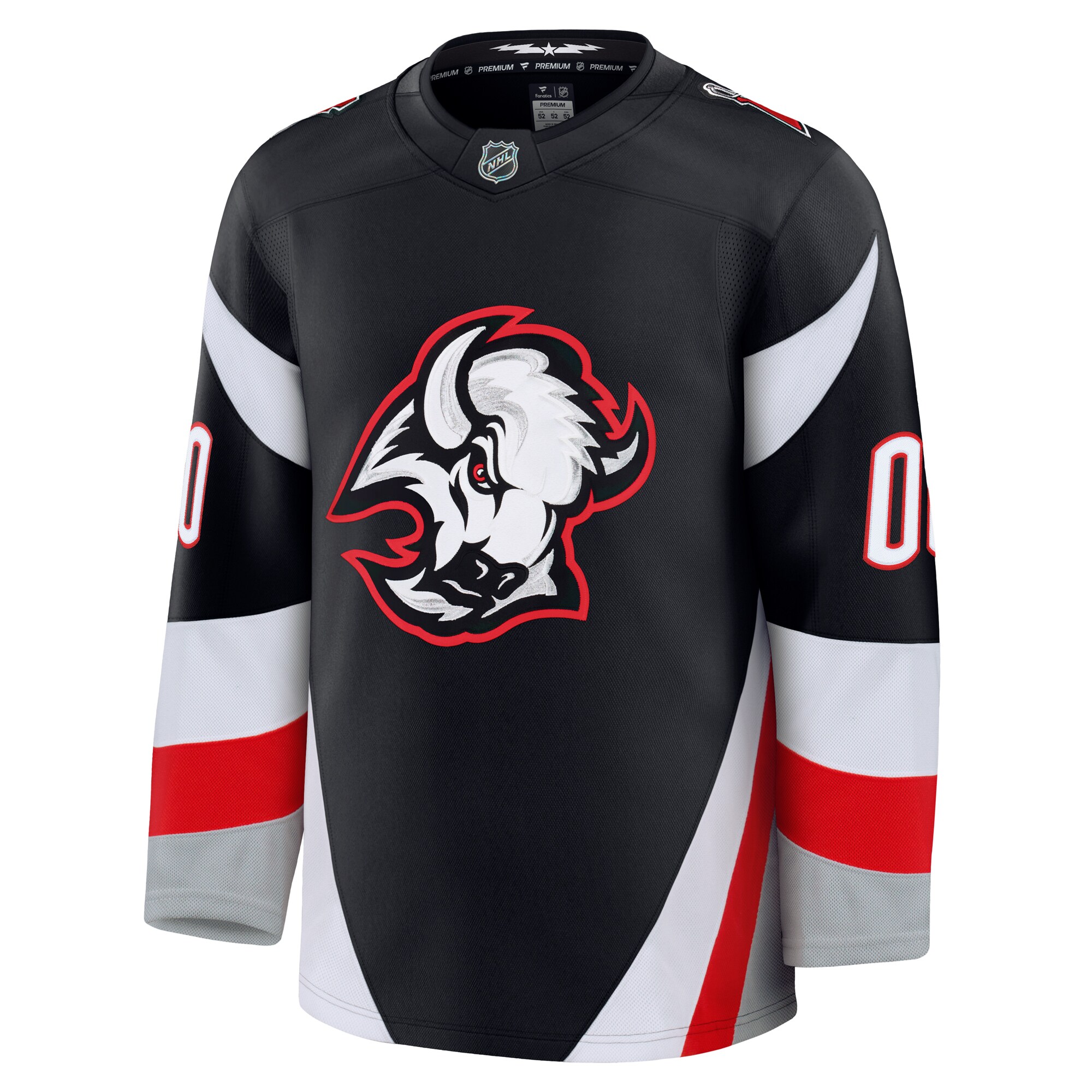 Buffalo Sabres Black Alternate Premium Custom NHL Jersey Men's