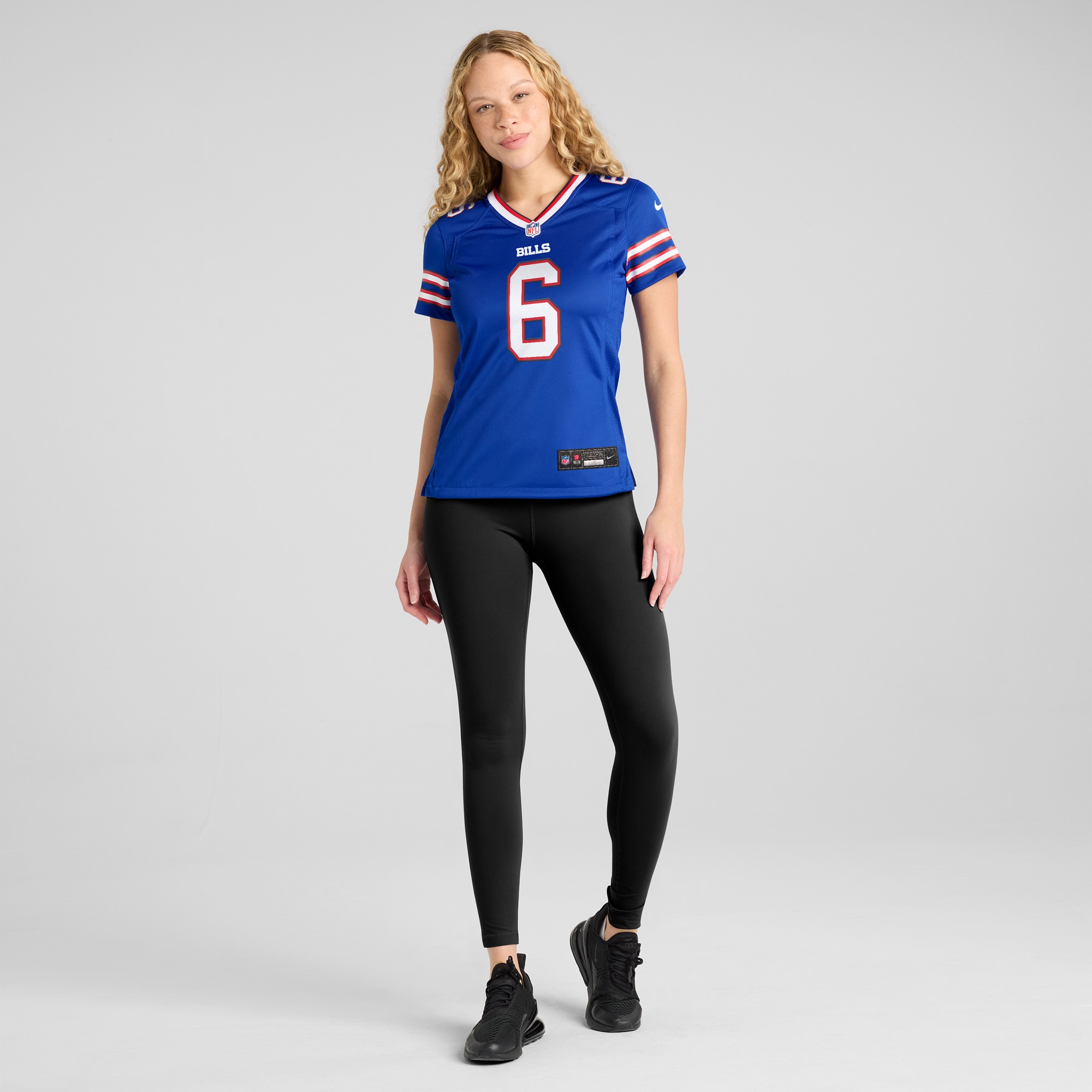 Buffalo Bills Shane Buechele Royal Team Game NFL Jersey Women's