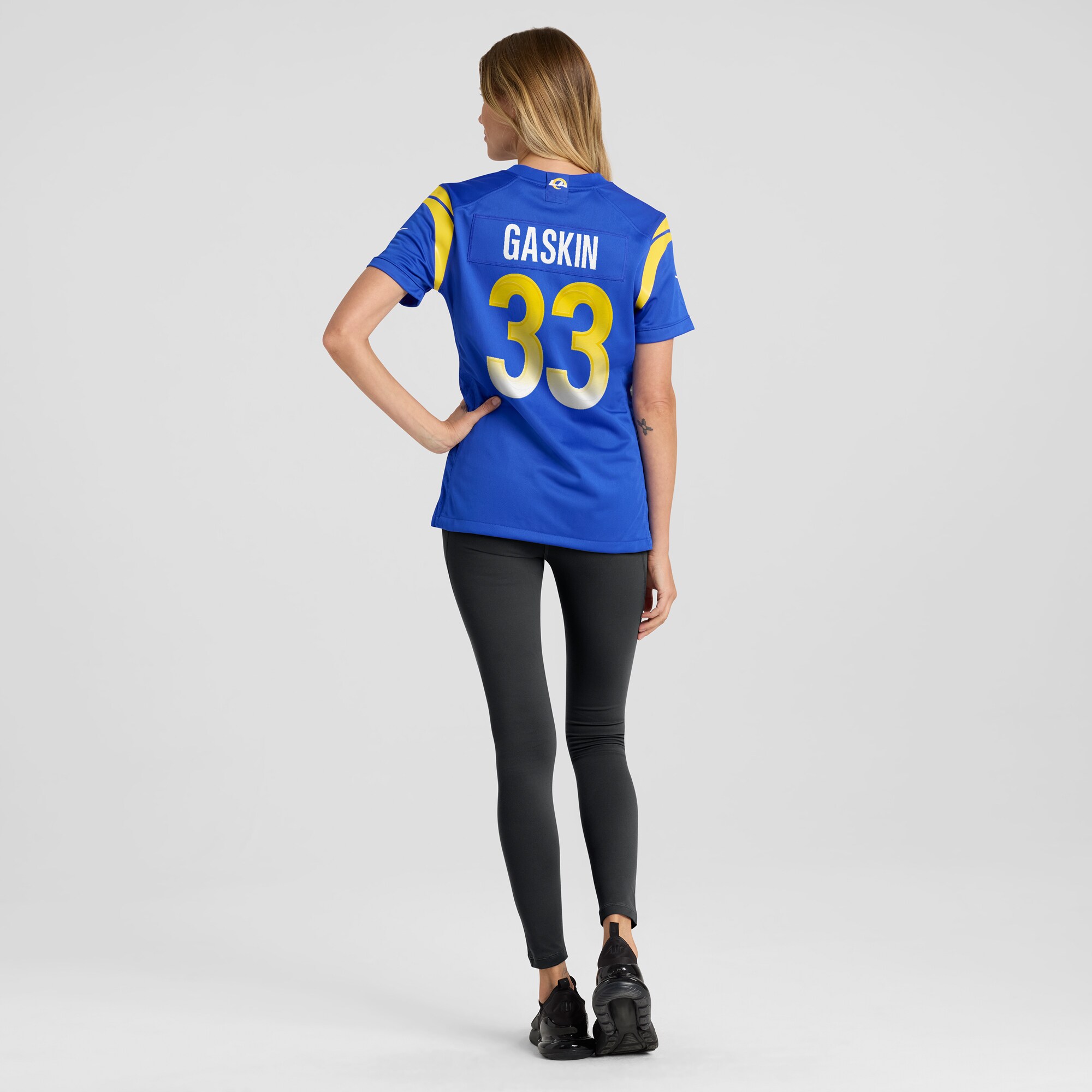 Los Angeles Rams Myles Gaskin Royal Game NFL Jersey Women's