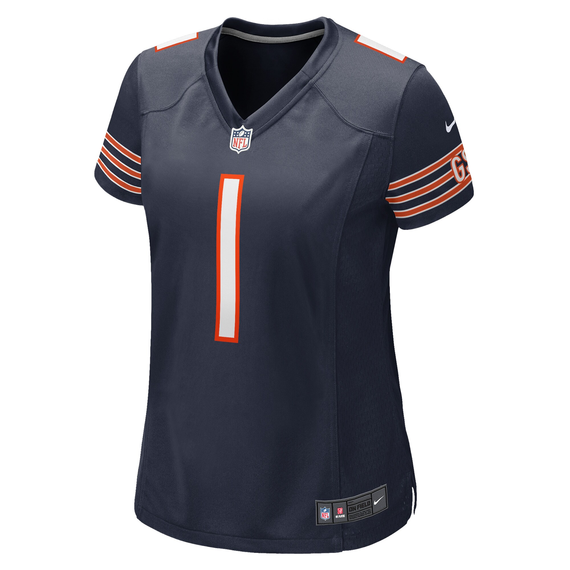 Chicago Bears Justin Fields Navy Player NFL Jersey Women's