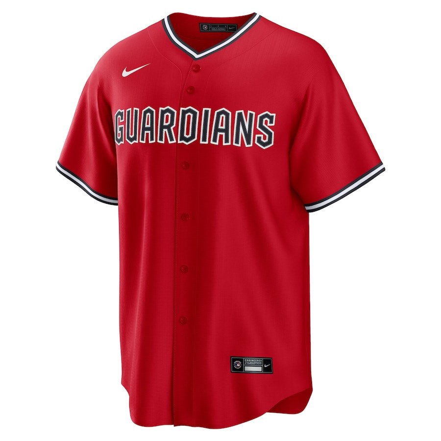 Steven Kwan 38 Cleveland Guardians Alternate 2.0 Player Red MLB Jersey Men's