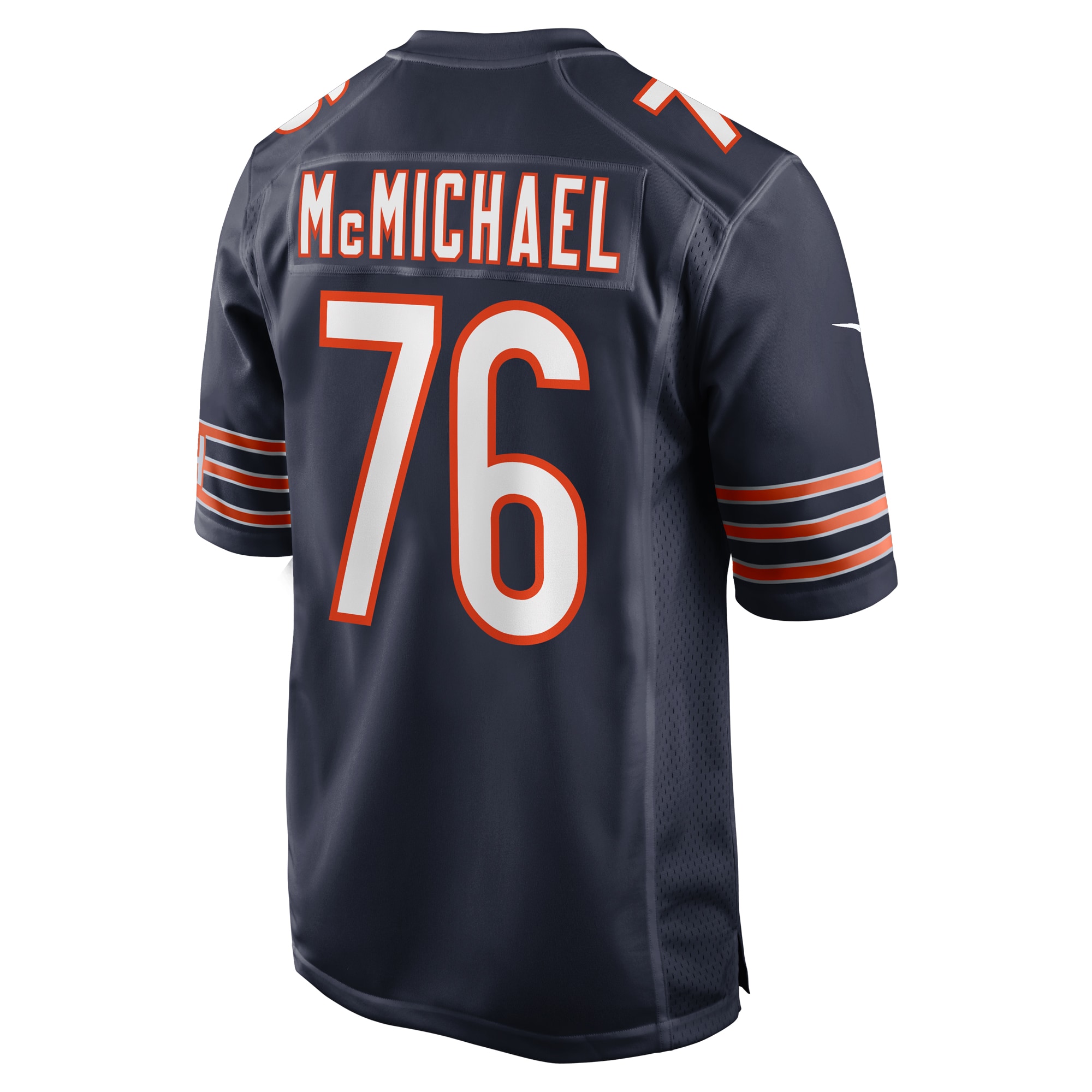 Chicago Bears Steve McMichael Navy Retired Player Game NFL Jersey Men's