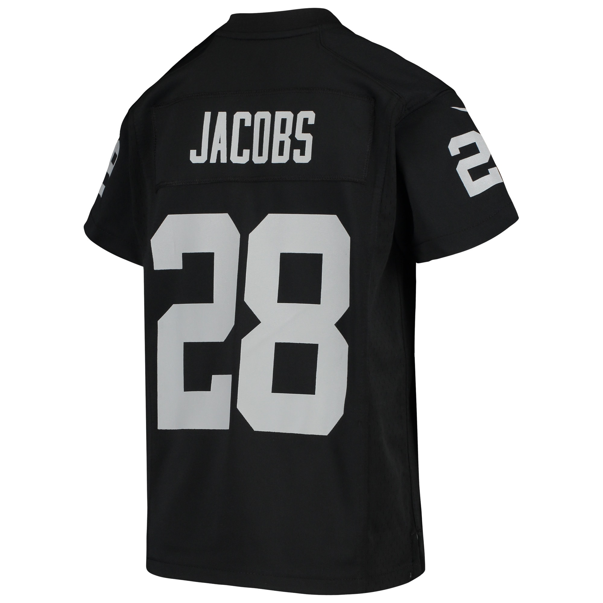 Las Vegas Raiders Josh Jacobs Black Game NFL Jersey Youth