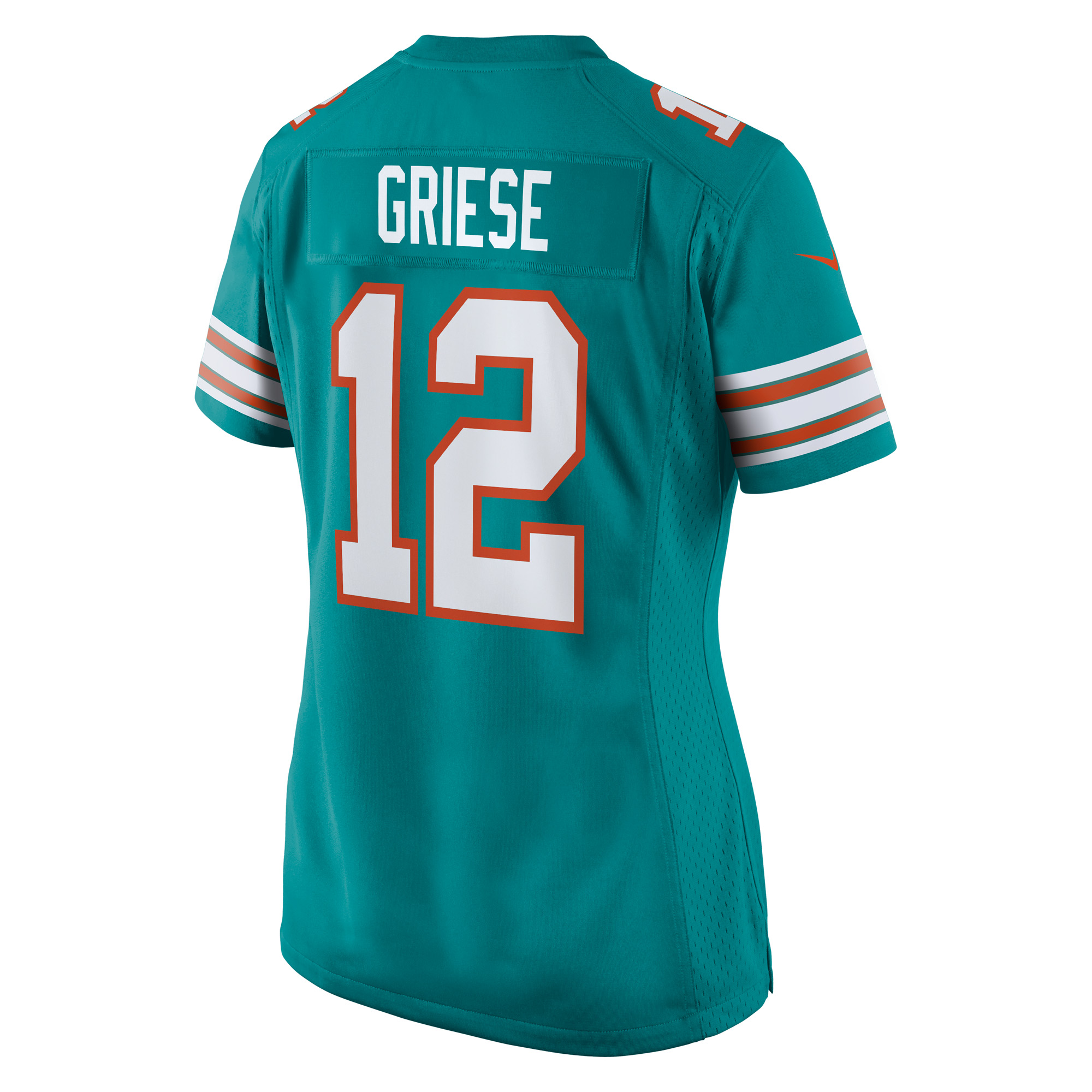 Miami Dolphins Bob Griese Aqua Retired Player NFL Jersey Women's