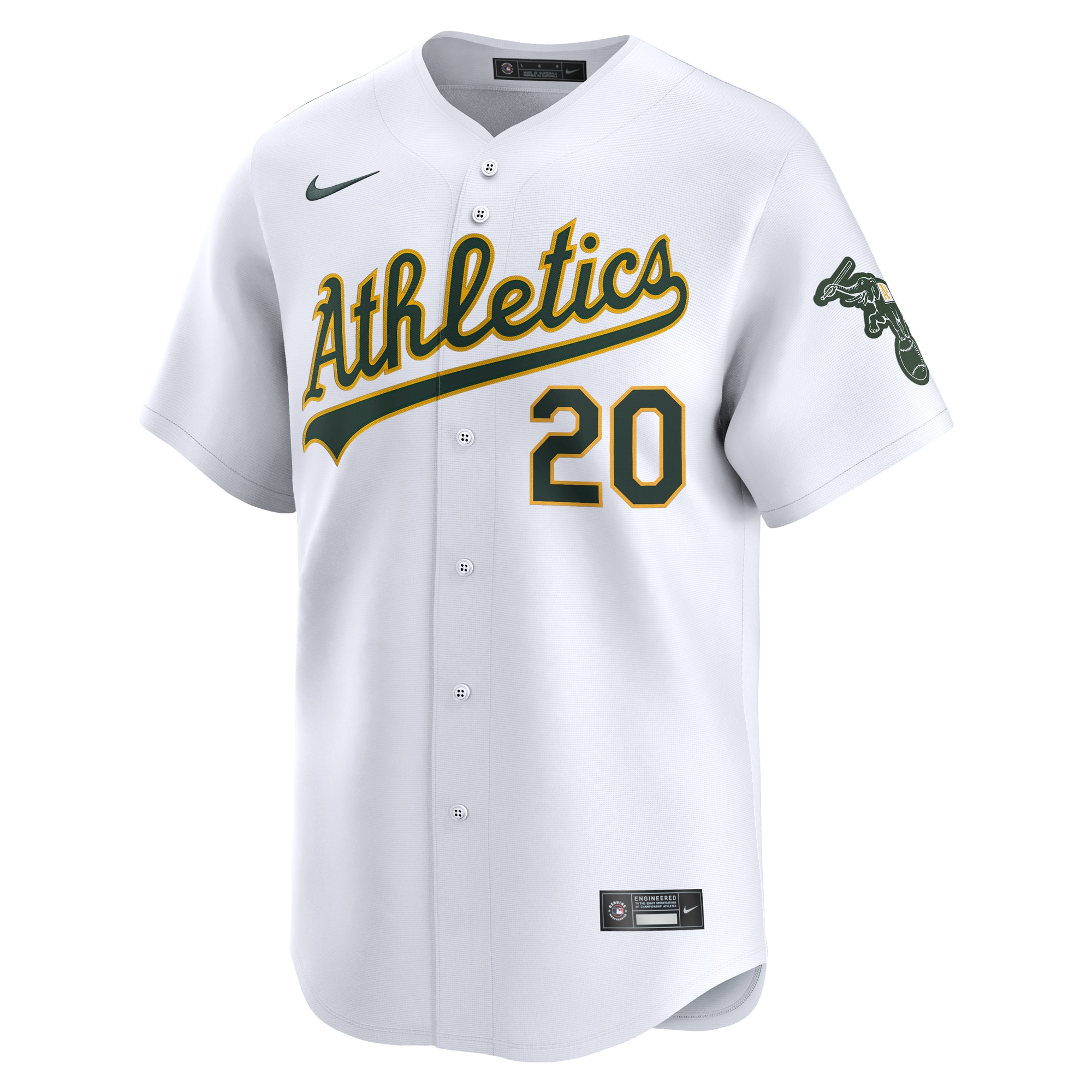 Oakland Athletics Zack Gelof White Home Limited Player MLB Jersey Men's