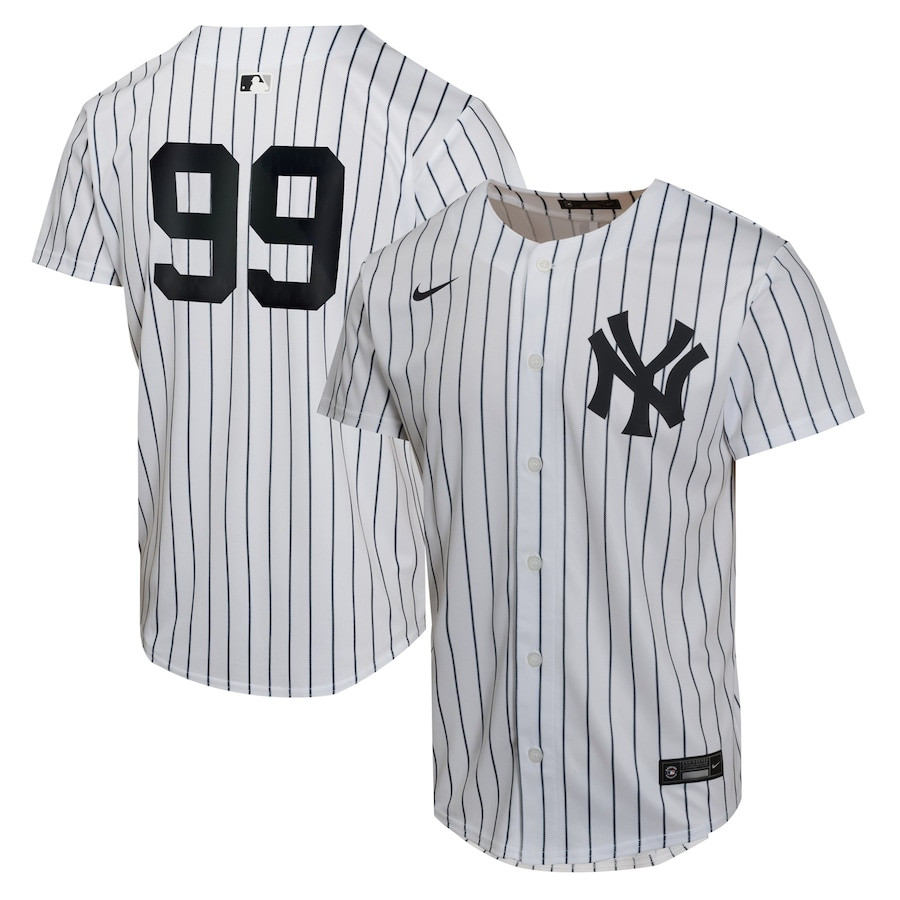 Aaron Judge 99 New York Yankees Home Game Player White MLB Jersey Youth
