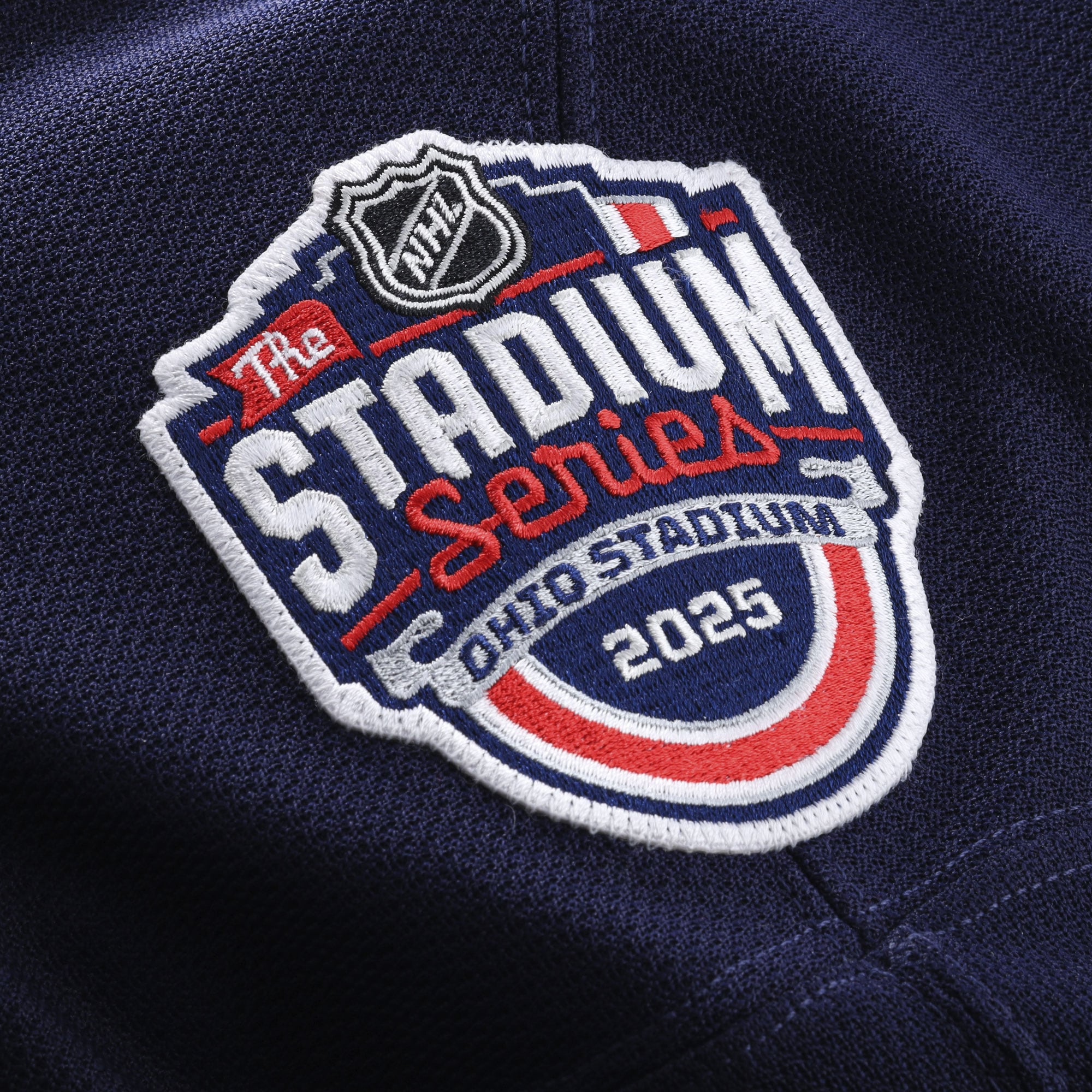 Columbus Blue Jackets Navy 2025 Stadium Series Pro Custom NHL Jersey Men's