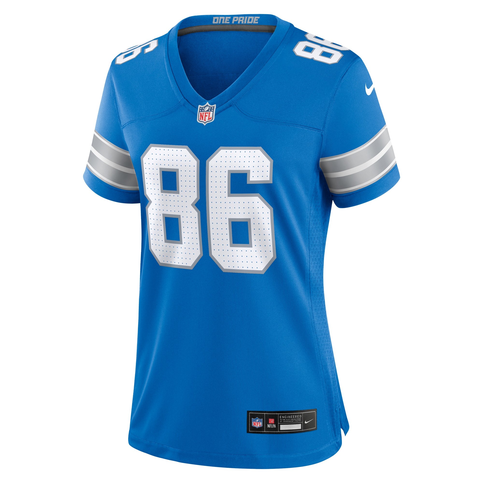 Detroit Lions Sean McKeon Blue Game NFL Jersey Women's