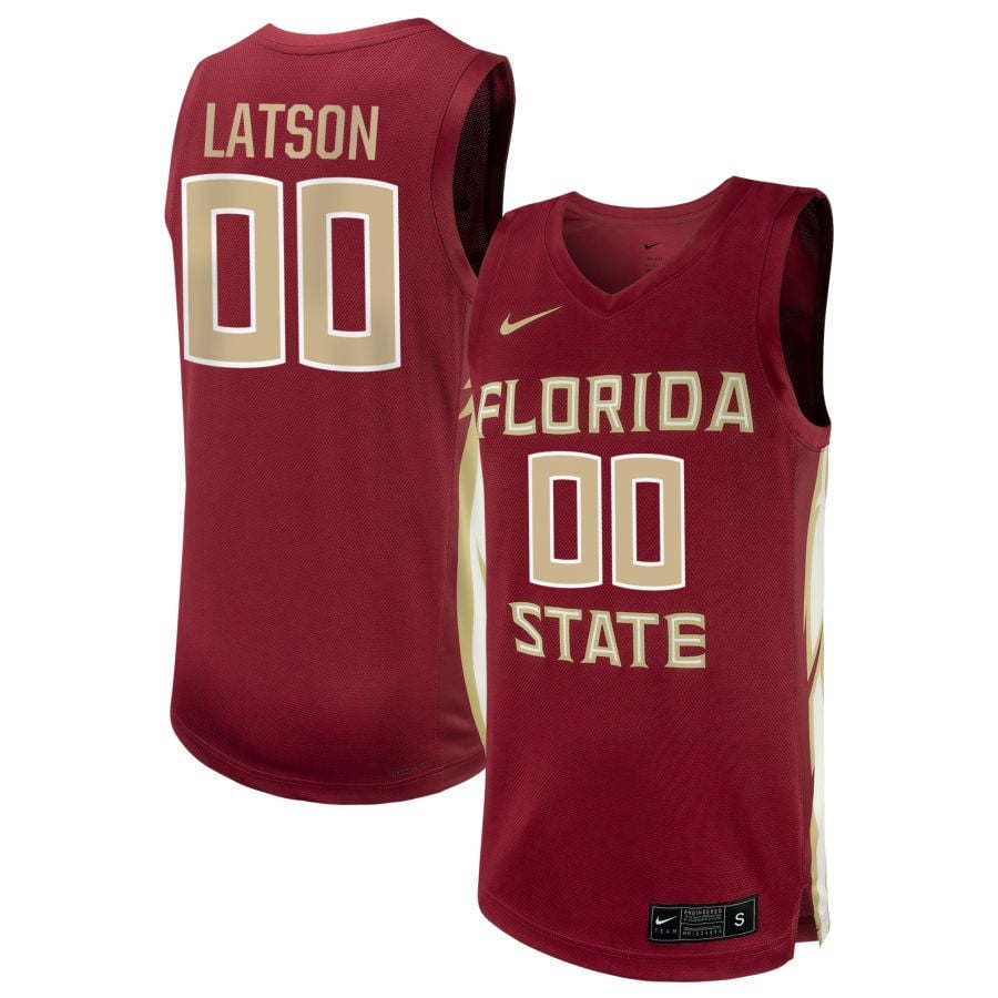 Ta niya Latson 00 Florida State Seminole Unisex NIL Garnet NCAA Jersey Unisex