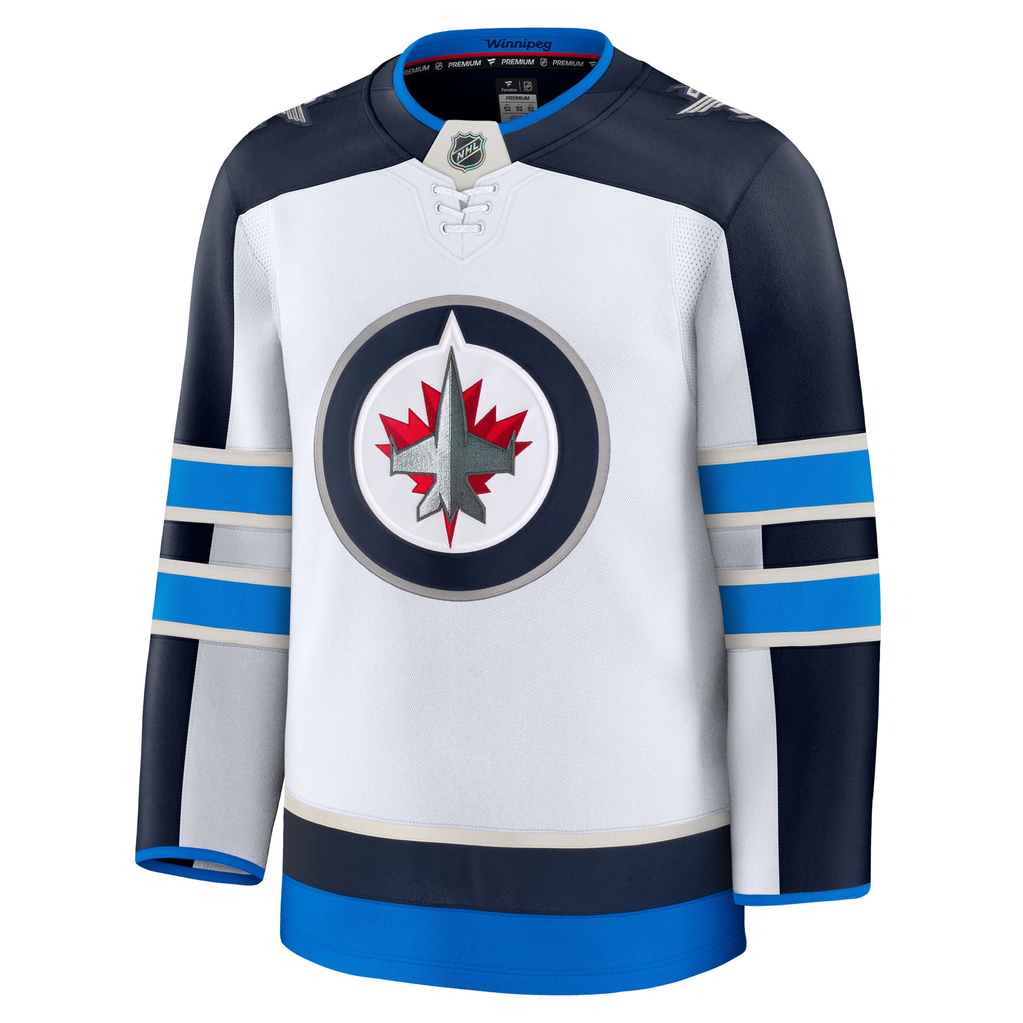 Winnipeg Jets White Away Premium NHL Jersey Men's