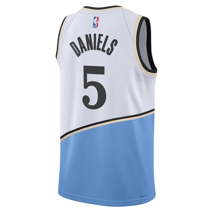 Dyson Daniels 5 Atlanta Hawks Unisex 2024/25 Swingman Player City Editio White NBA Jersey Unisex